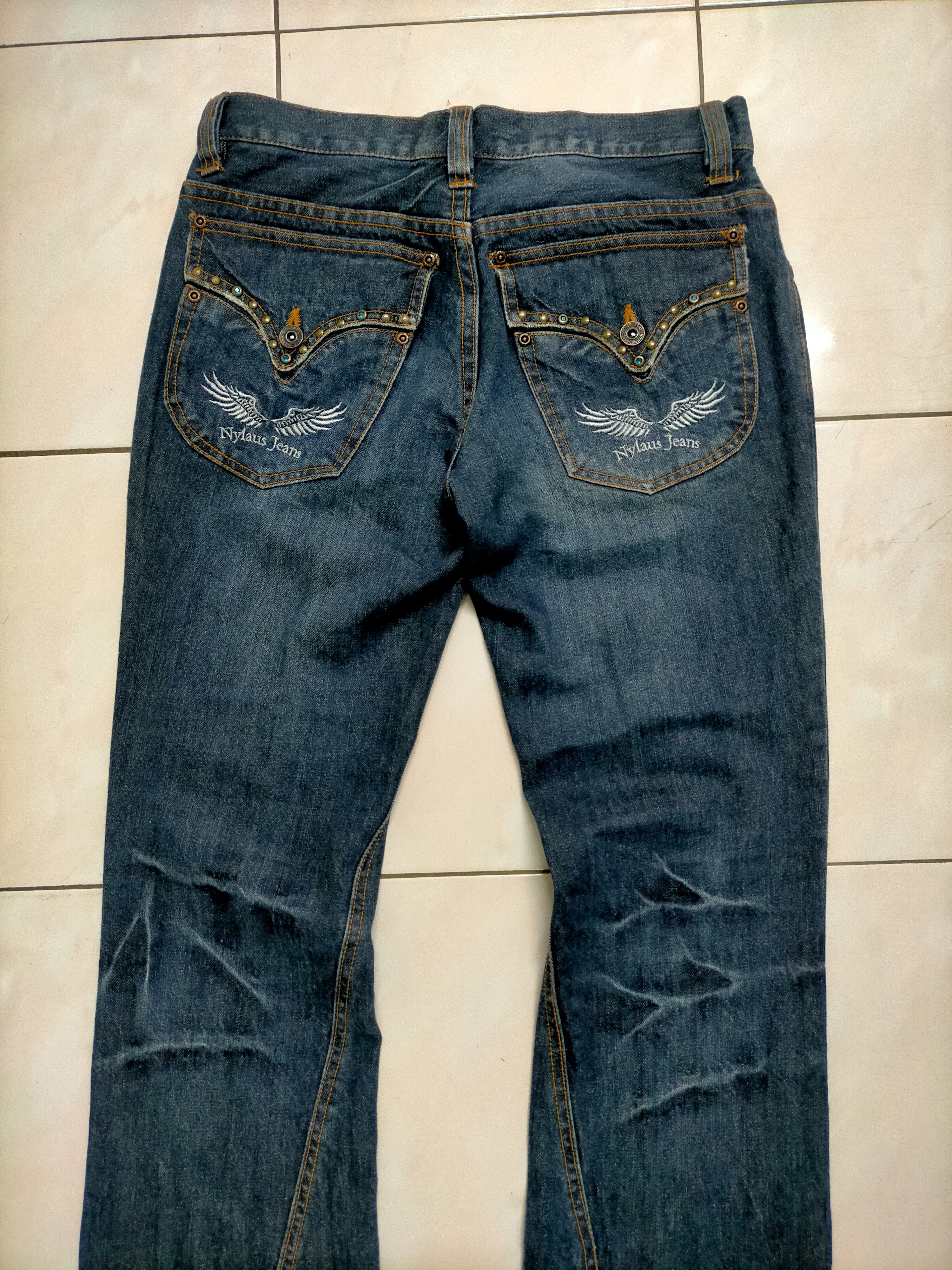 If Six Was Nine × Seditionaries × Tornado Mart 🔥Flare🔥Nylaus Rare Embroidery Wings Jeans Size US 31 - 2 Thumbnail