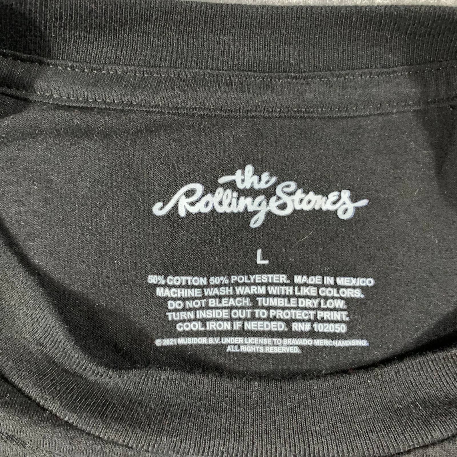 The Rolling Stones The Rolling Stones Shirt Adult Large Black Longsleeve Size L / US 10 / IT 46 - 3 Thumbnail