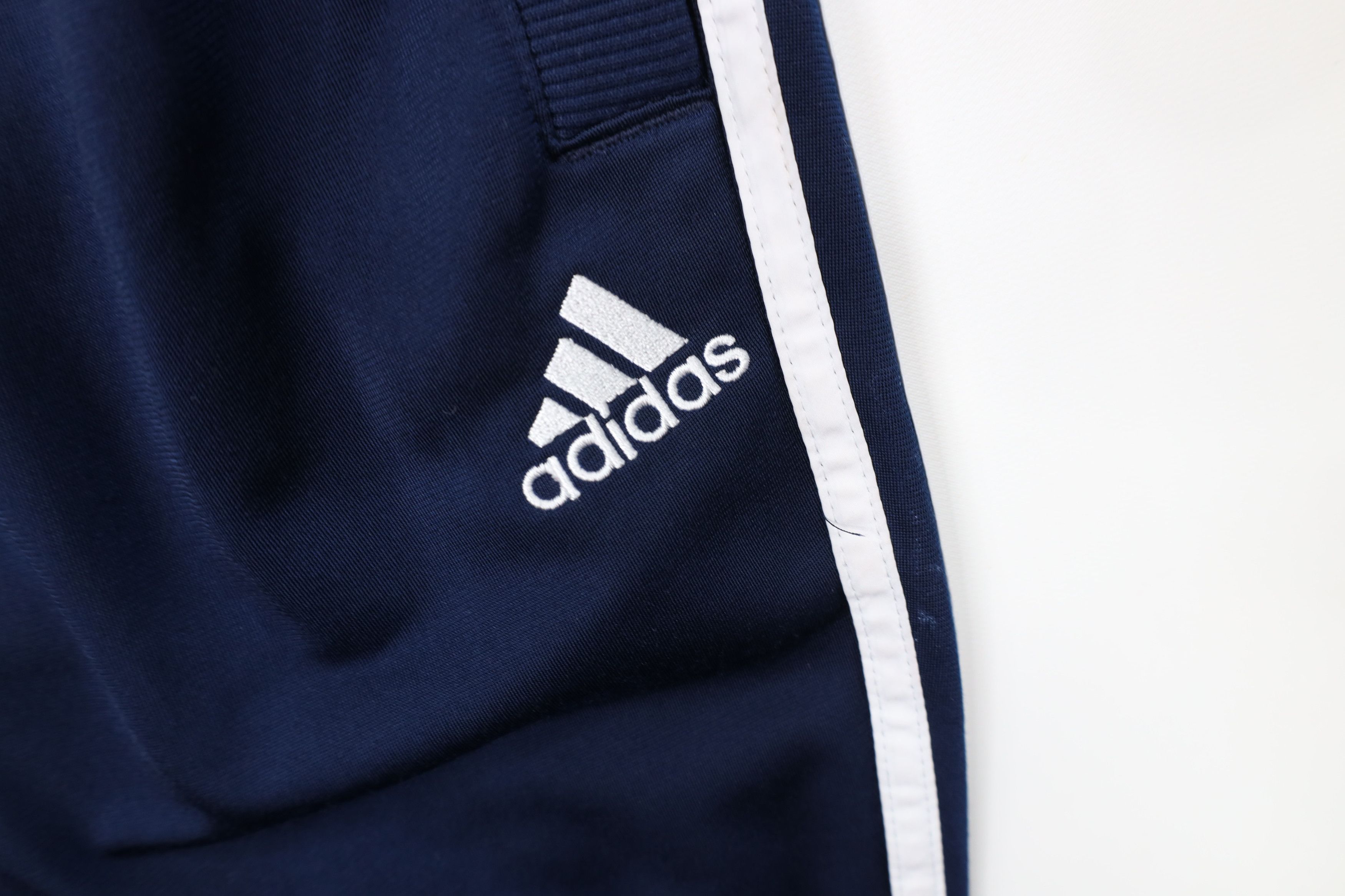 Adidas Vintage Y2K Adidas Striped Wide Leg Sweatpants Pants Blue Size US 40 / EU 56 - 6 Thumbnail