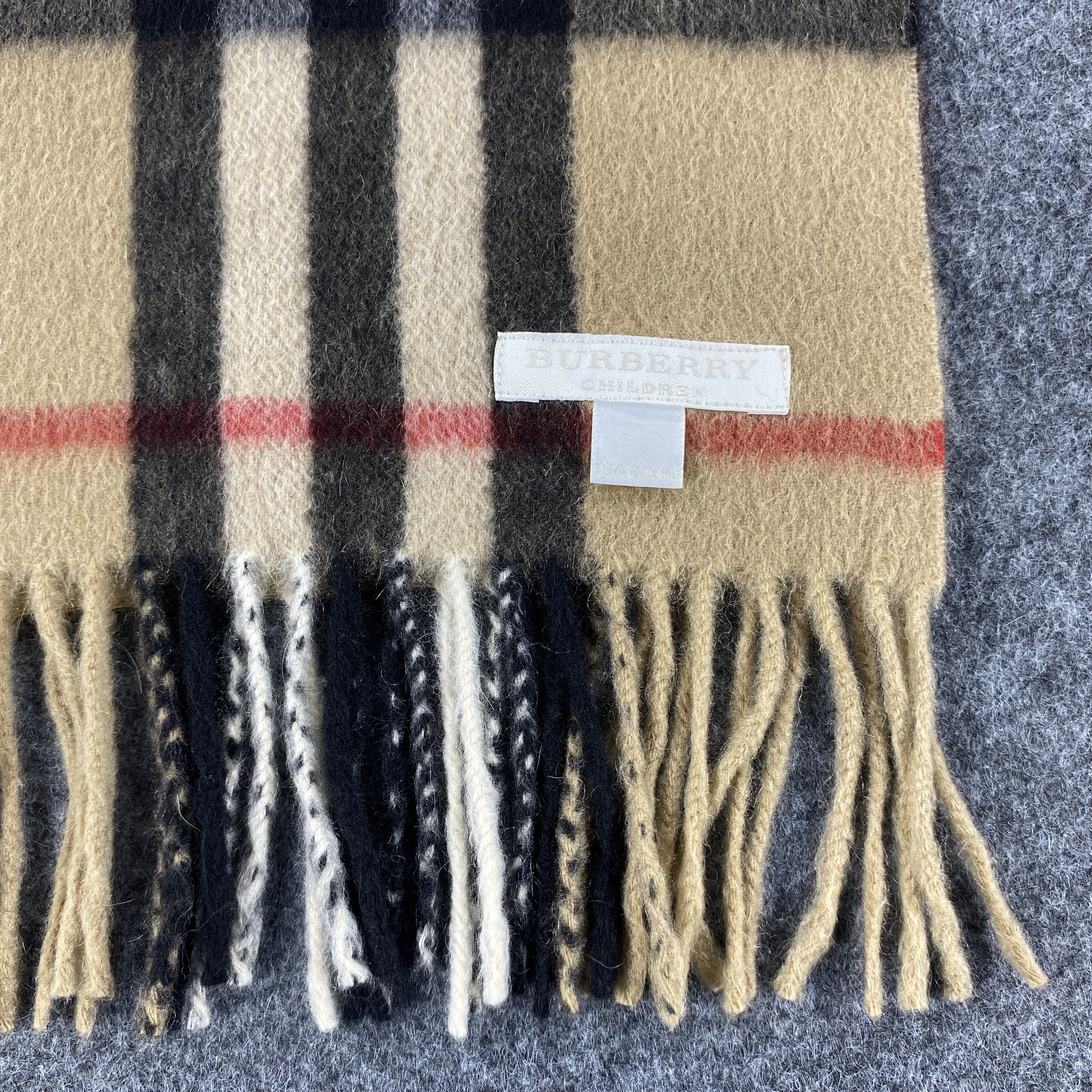 Burberry × Vintage GF10640 Burberry Scarf Neck Wear Muffler Nova Check Size ONE SIZE - 4 Thumbnail