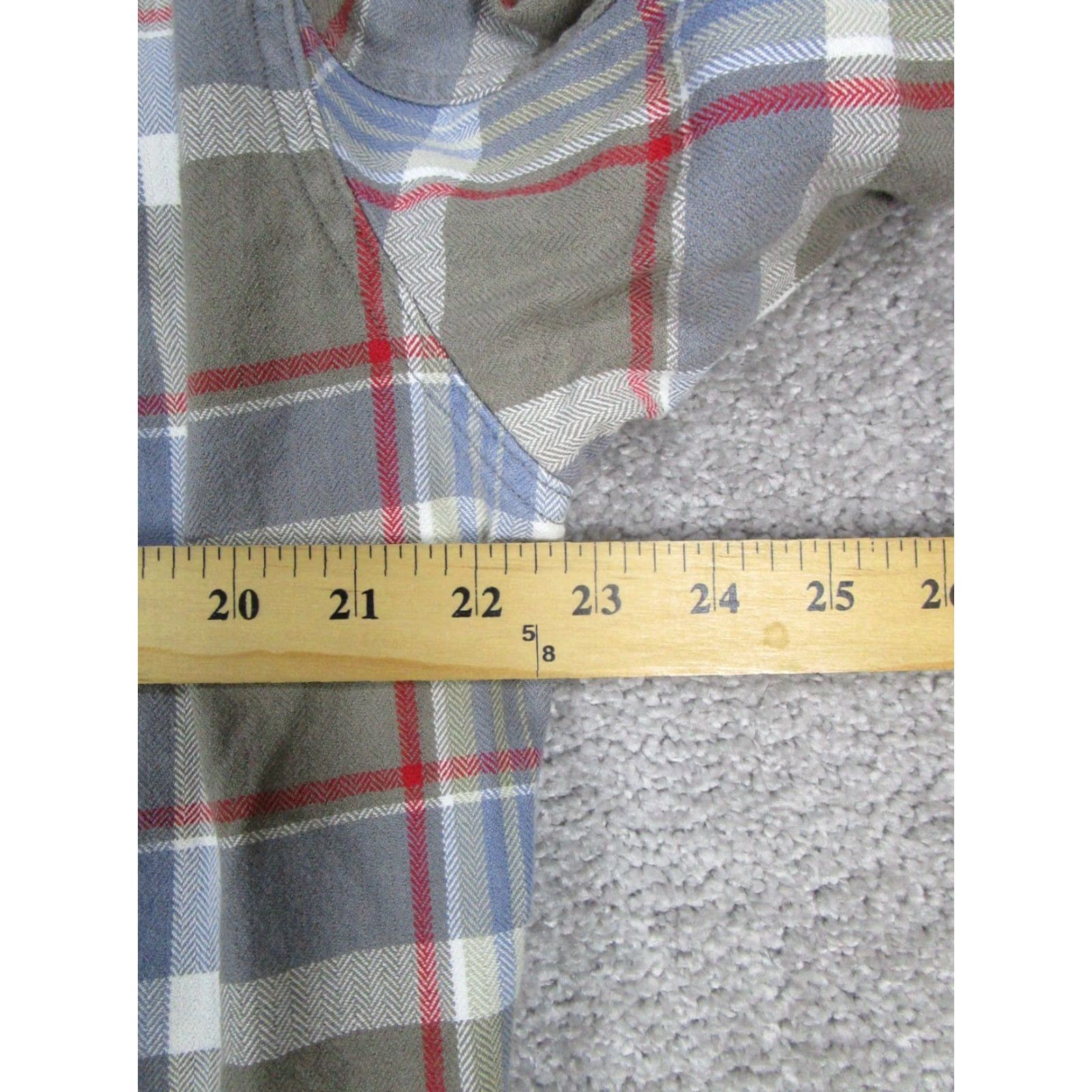 J.Crew J.Crew Shirt Mens Large Brown Cotton Flannel Button Up Size US L / EU 52-54 / 3 - 6 Thumbnail