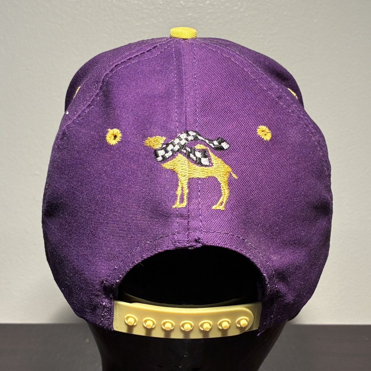 Camel Camel Joe cigarettes nascar neon yellow snap back hat Size ONE SIZE - 4 Thumbnail