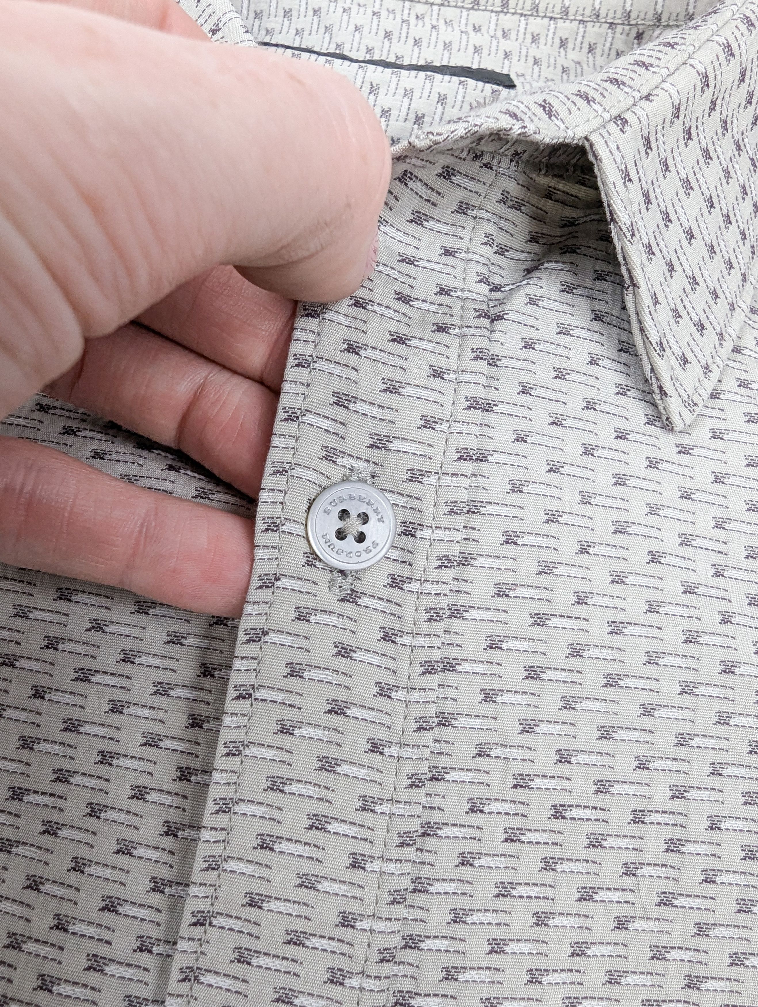 Burberry Burberry beige monogram shirt S Size US S / EU 44-46 / 1 - 4 Thumbnail
