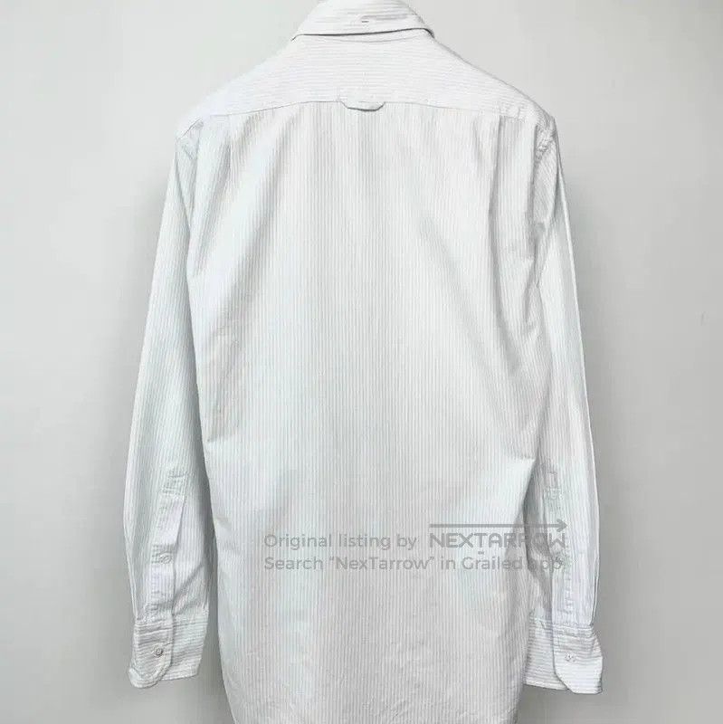 Thom Browne Thom Browne Striped White Long Sleeve Shirt . Size US M / EU 48-50 / 2 - 2 Thumbnail