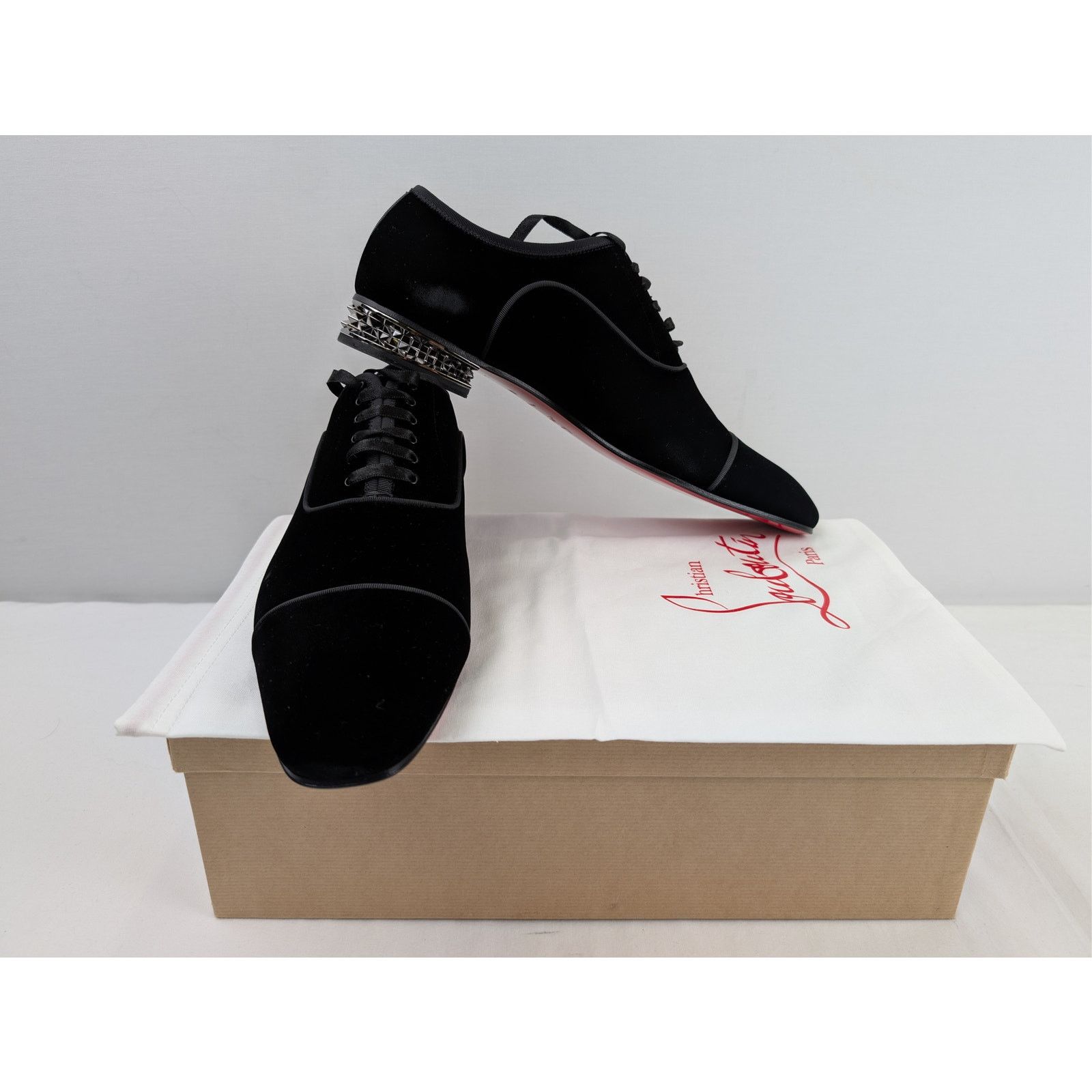 Christian Louboutin o1rshd1 Q:2 / Greggy Rocks Flat Shoe Boots in Black Size US 10.5 / EU 43-44 - 20 Thumbnail