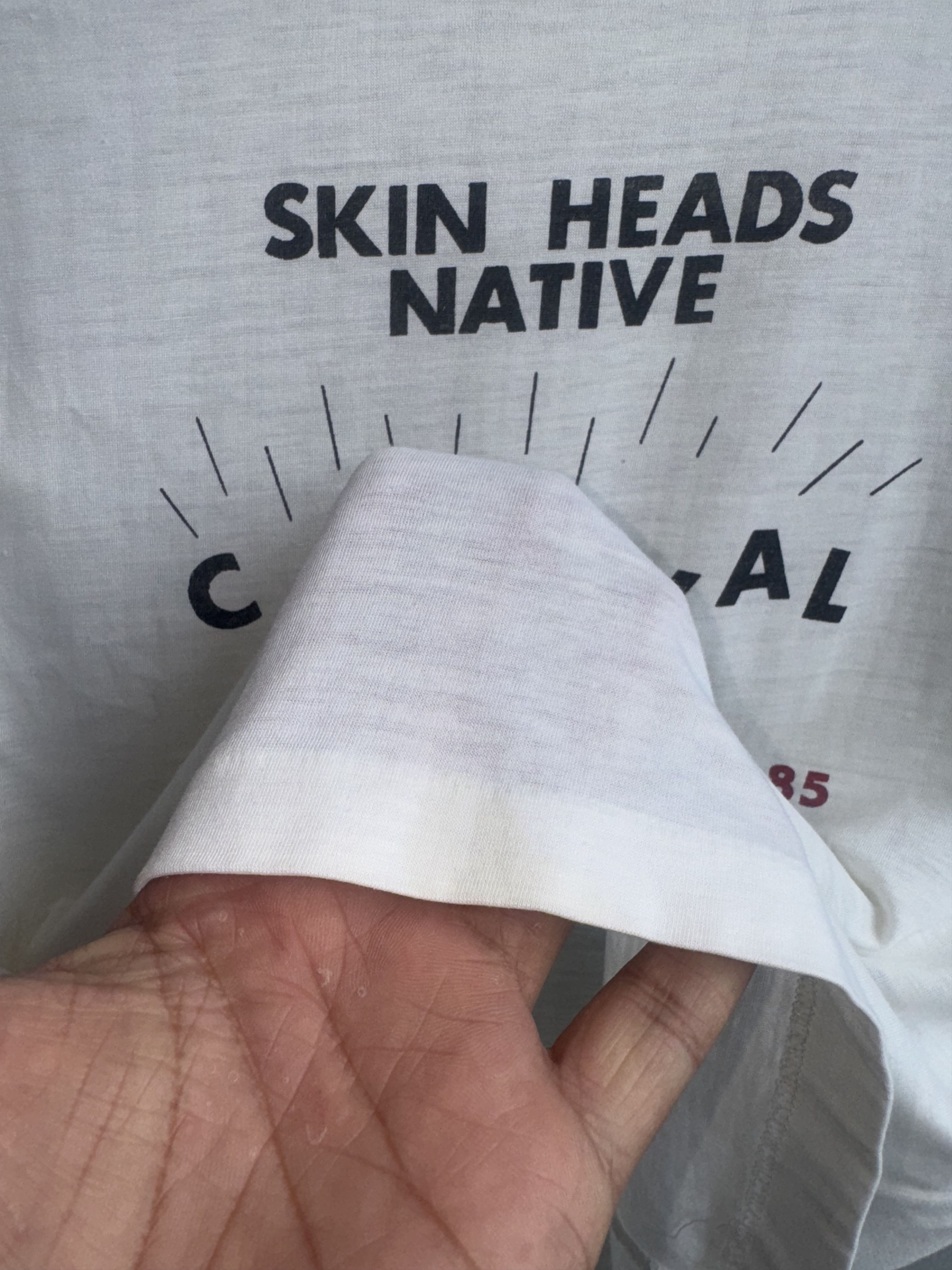 Vintage Skinhead Native Carnival 1985's Vintage T-Shirt Size US S / EU 44-46 / 1 - 5 Thumbnail