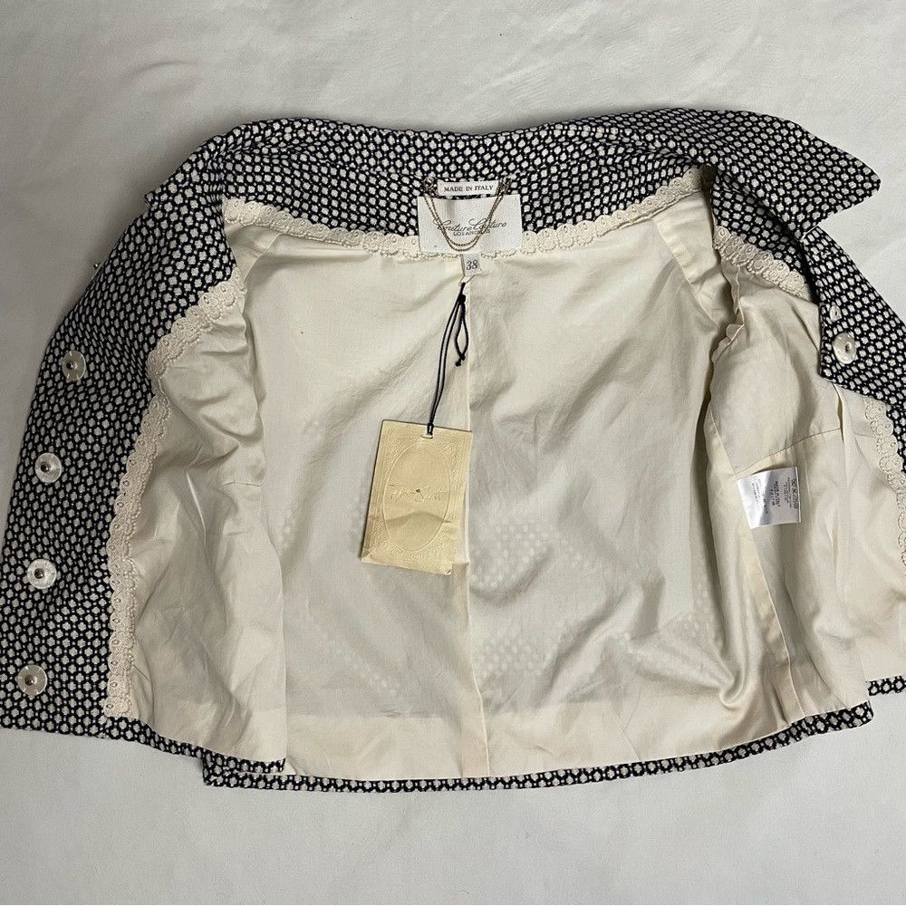 Other New Vintage Silk Wool Short Sleeve Jacket Made In Italy Siz Size S / US 4 / IT 40 - 4 Thumbnail