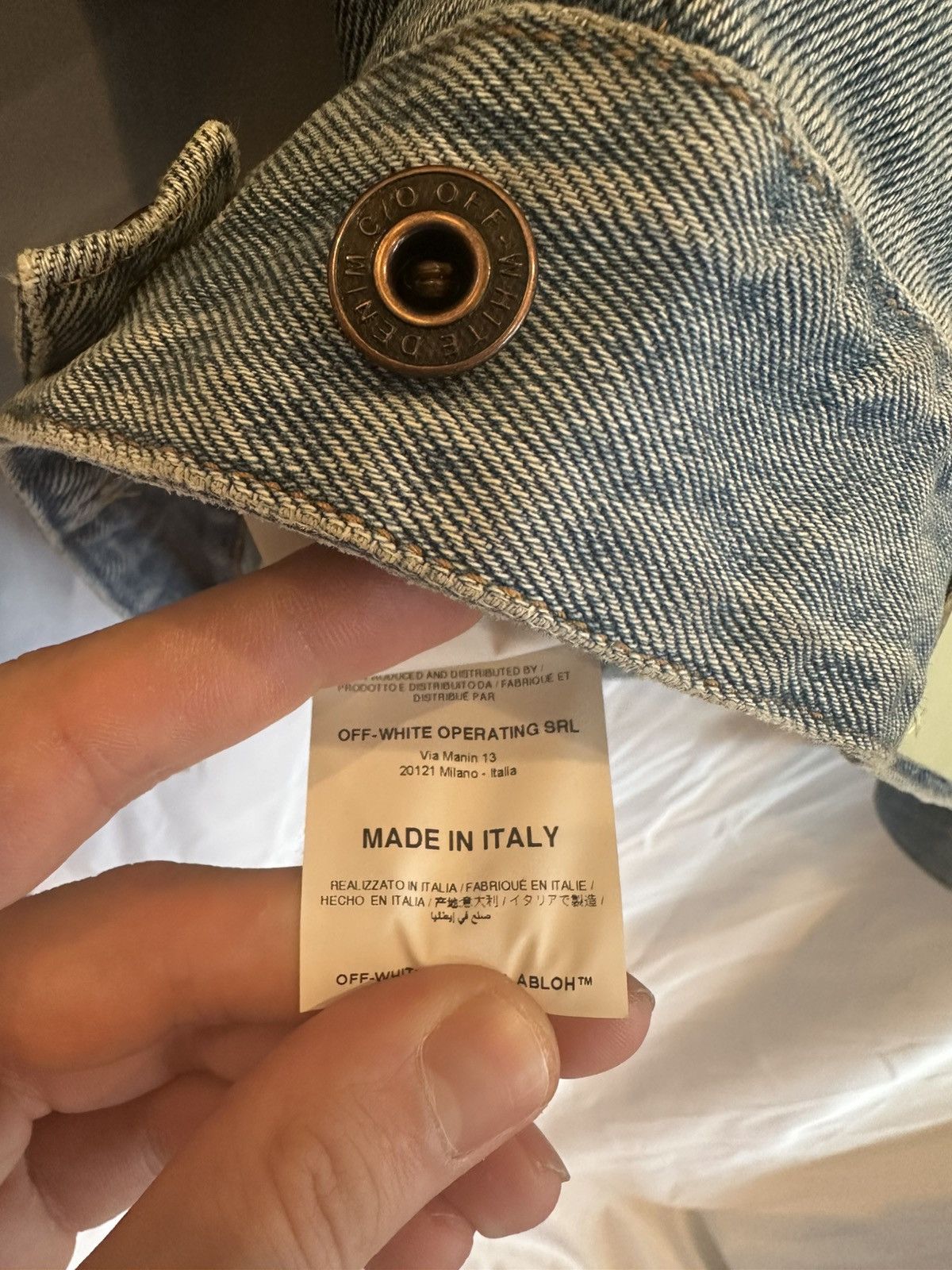 Off-White Off-White Denim Jacket Size US L / EU 52-54 / 3 - 17 Thumbnail