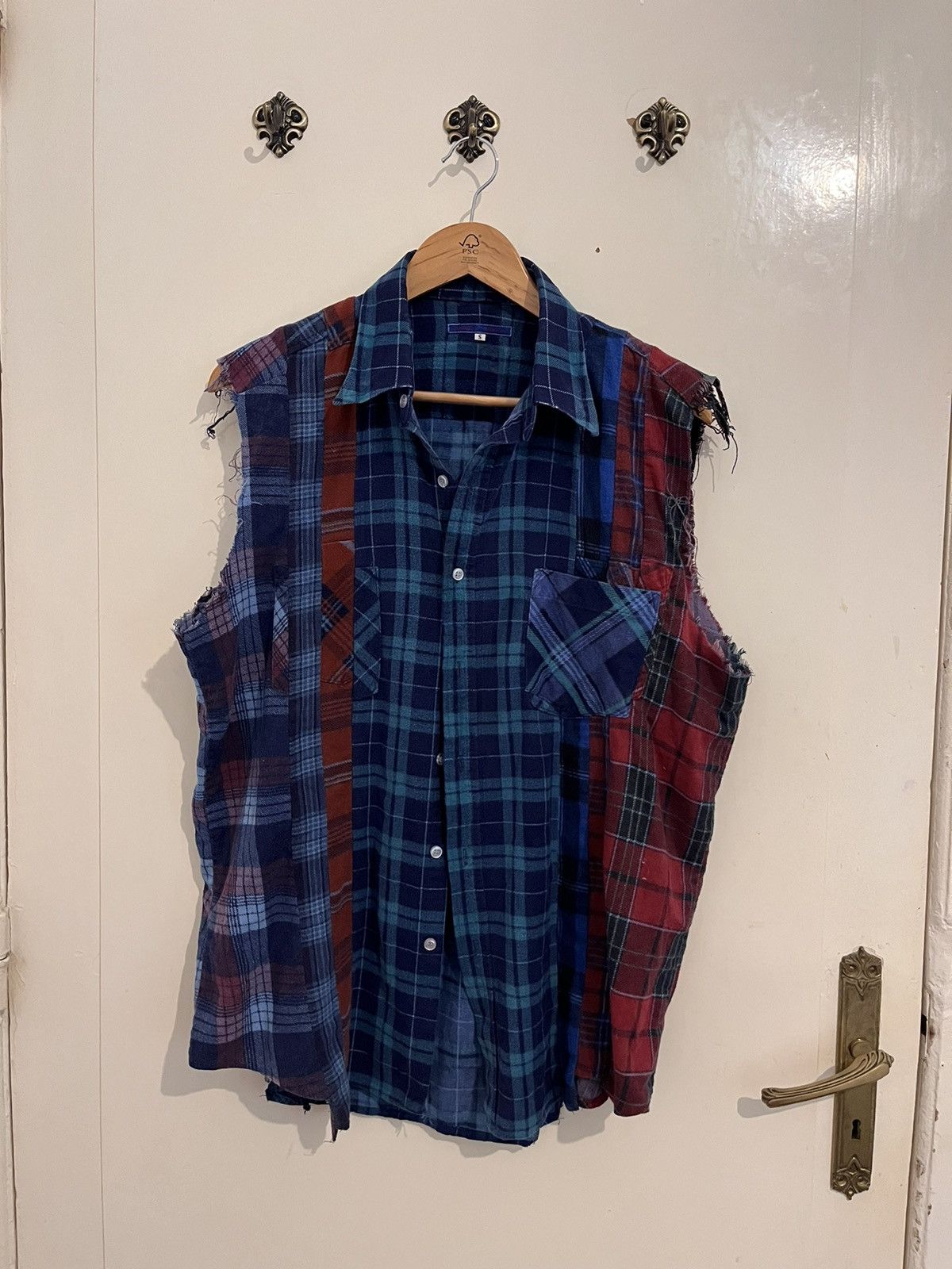 Needles Rebuild by needles Flannel Vest Size US S / EU 44-46 / 1 - 1 Thumbnail