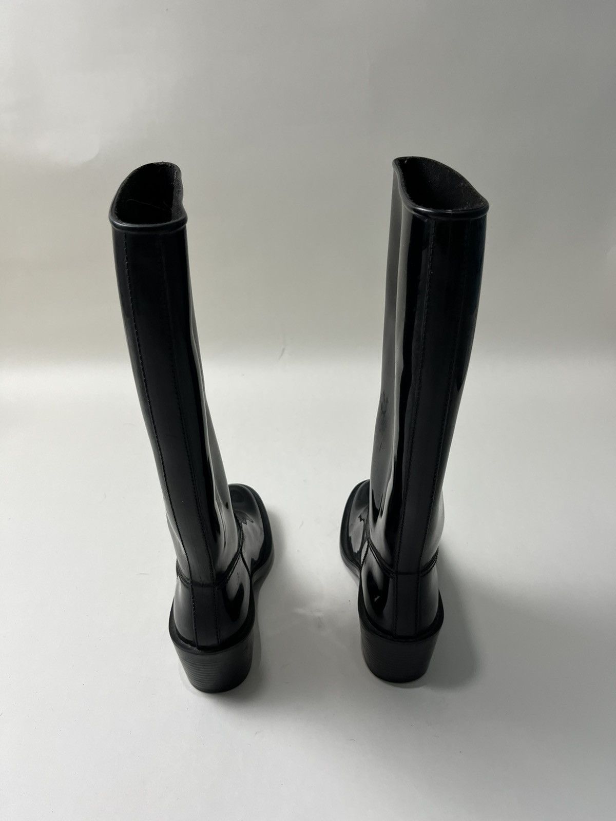 Gucci Gucci Black Rubber Rain Boots Size US 5 / IT 35 - 4 Thumbnail