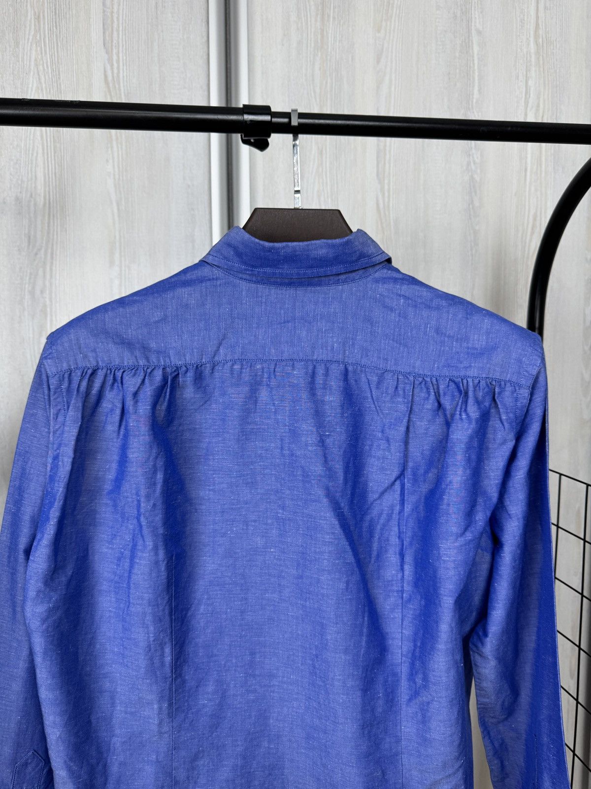 Other Recency of Mine Linen Cotton blue half button shirt Size US M / EU 48-50 / 2 - 15 Thumbnail