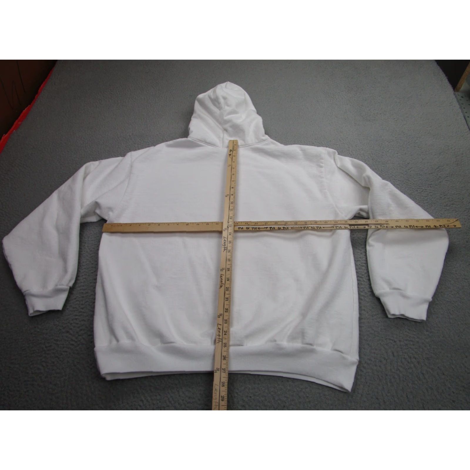 Los Angeles Apparel Los Angeles Apparel Hoodie Mens XL White Heavy Oversized USA 14oz Baggy SPOTS Size US XL / EU 56 / 4 - 7 Thumbnail