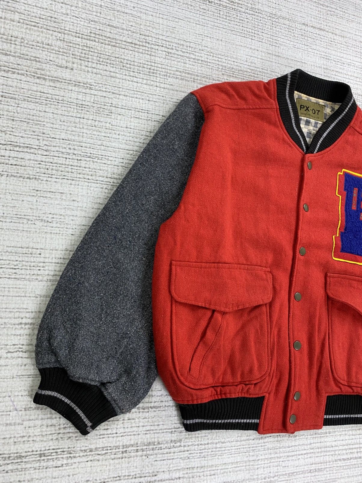 Japanese Brand × Vintage Vintage PX-07 Peace Porter Big Logo Bomber Jacket Size US L / EU 52-54 / 3 - 3 Thumbnail