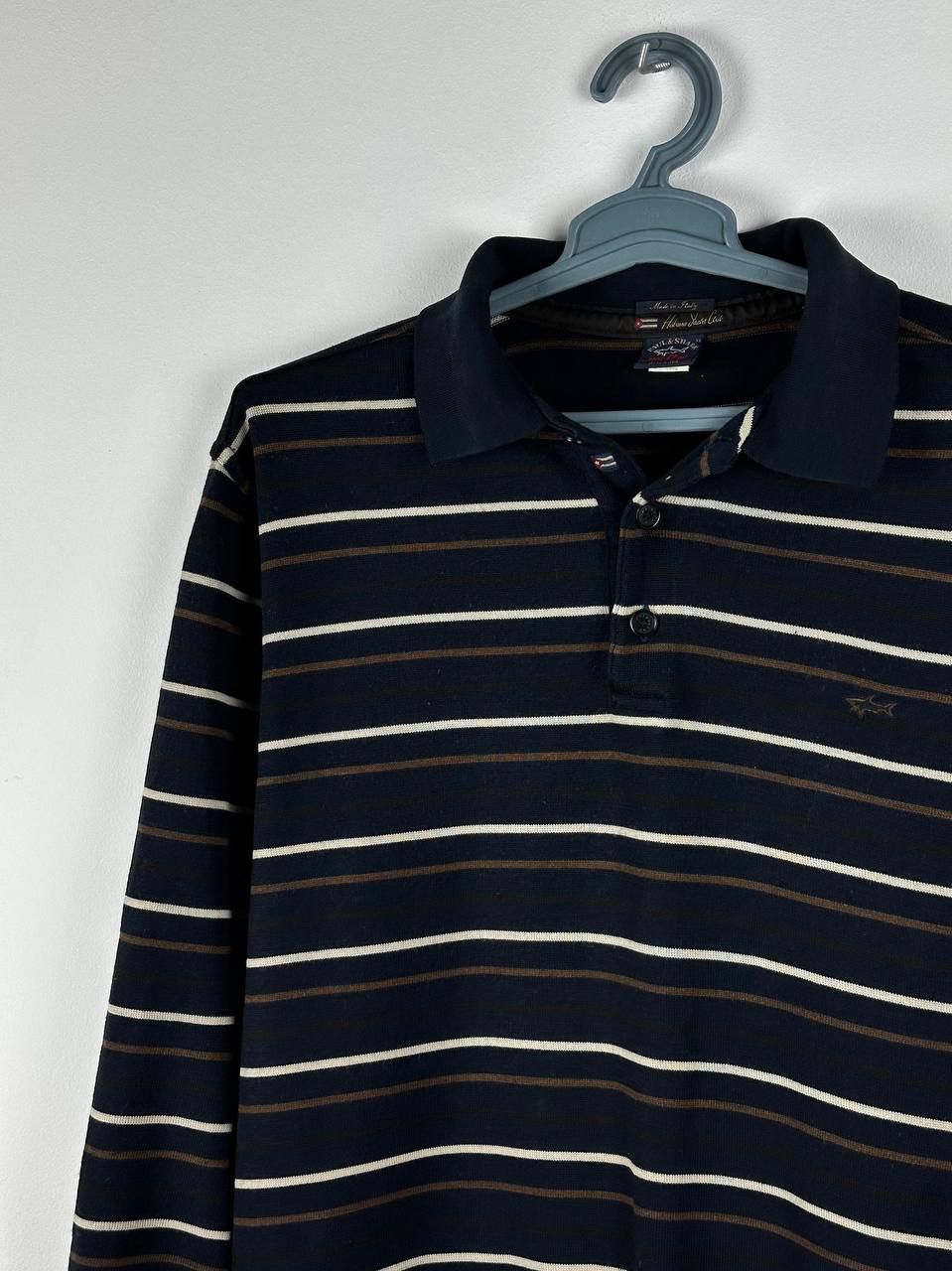 Paul & Shark × Vintage Paul Shark Wool Havana Havana Yacht Club Sweater Size US XL / EU 56 / 4 - 3 Thumbnail