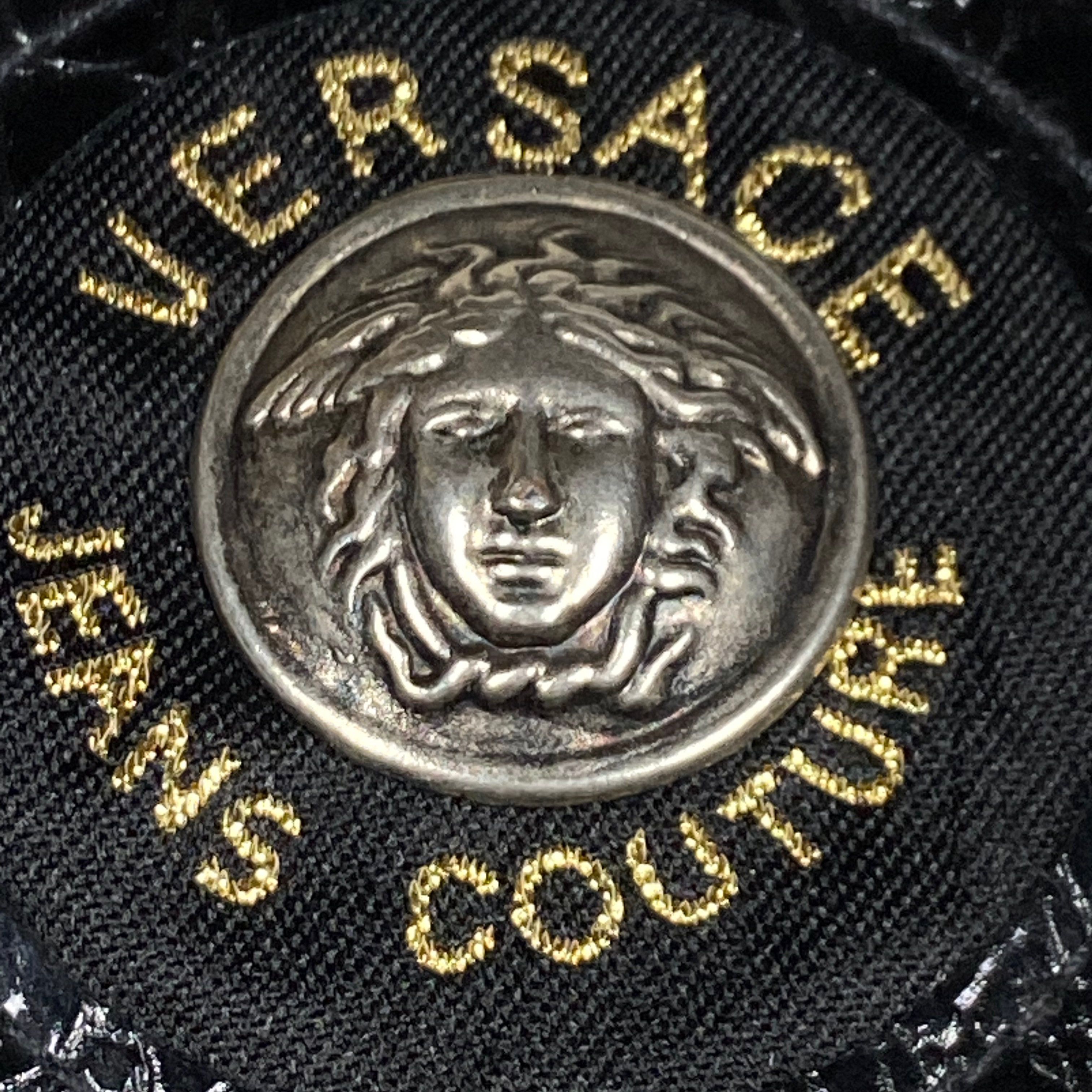Versace VERSACE LEATHER ARCHIVE 1990s VINTAGE RARE PANTS - № 3079 Size US 30 / EU 46 - 14 Thumbnail