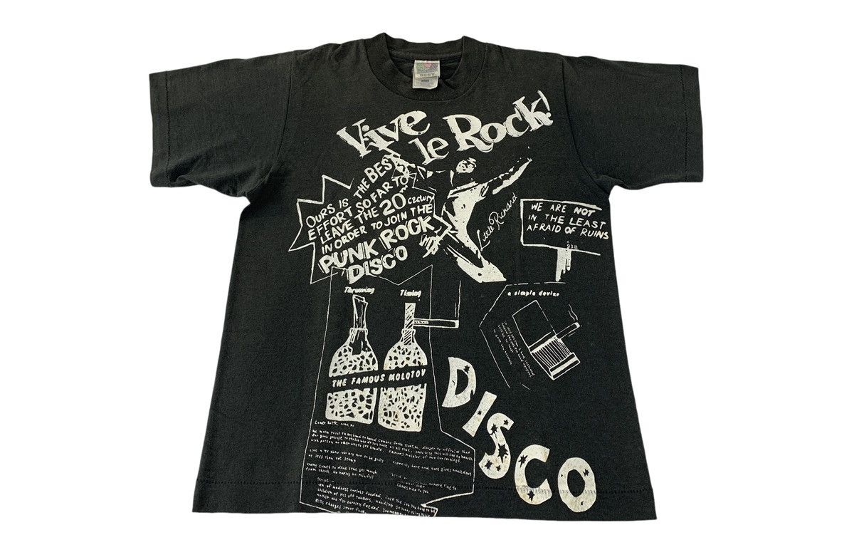 Band Tees 80s The Killer Vive Le Rock Magazine Punk Rare Seditionaries Size US S / EU 44-46 / 1 - 1 Thumbnail