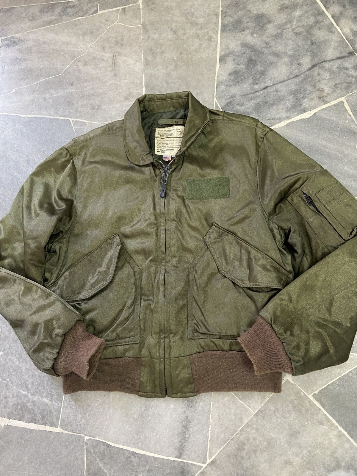 I. Spiewak And Sons Spiewak CWU -55P Flight Bomber Jacket Made in USA Medium Size US M / EU 48-50 / 2 - 10 Thumbnail