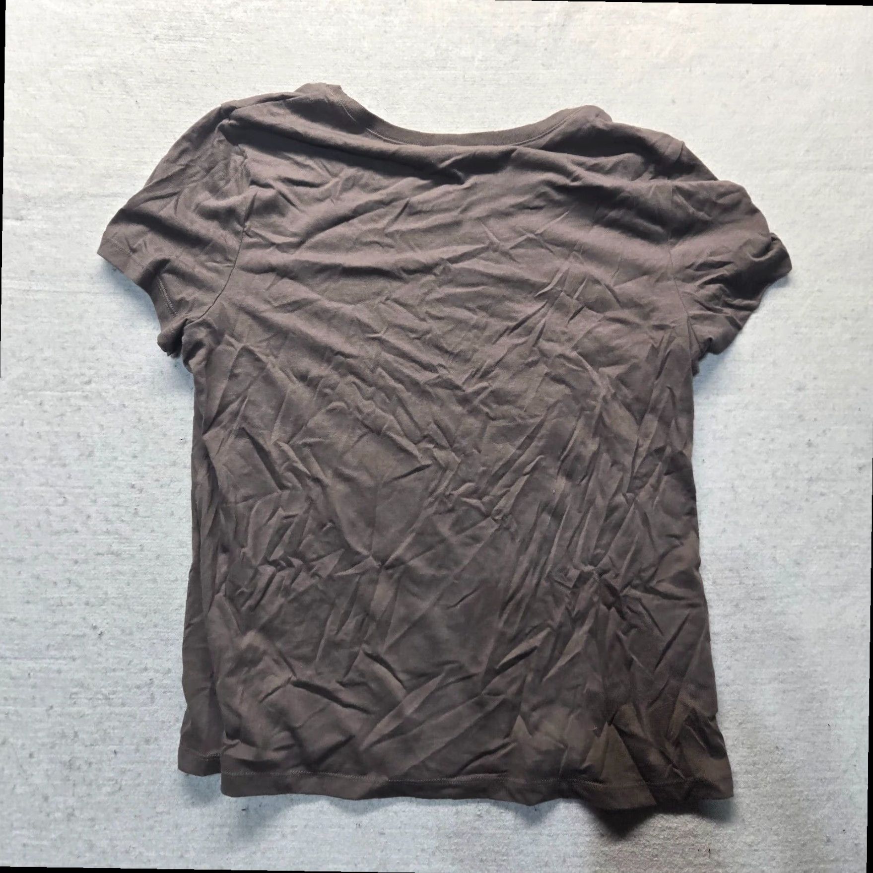Vintage London Clock Tower Floral Short Sleeve Women's Gray T-Shirt Large Size L / US 10 / IT 46 - 6 Thumbnail