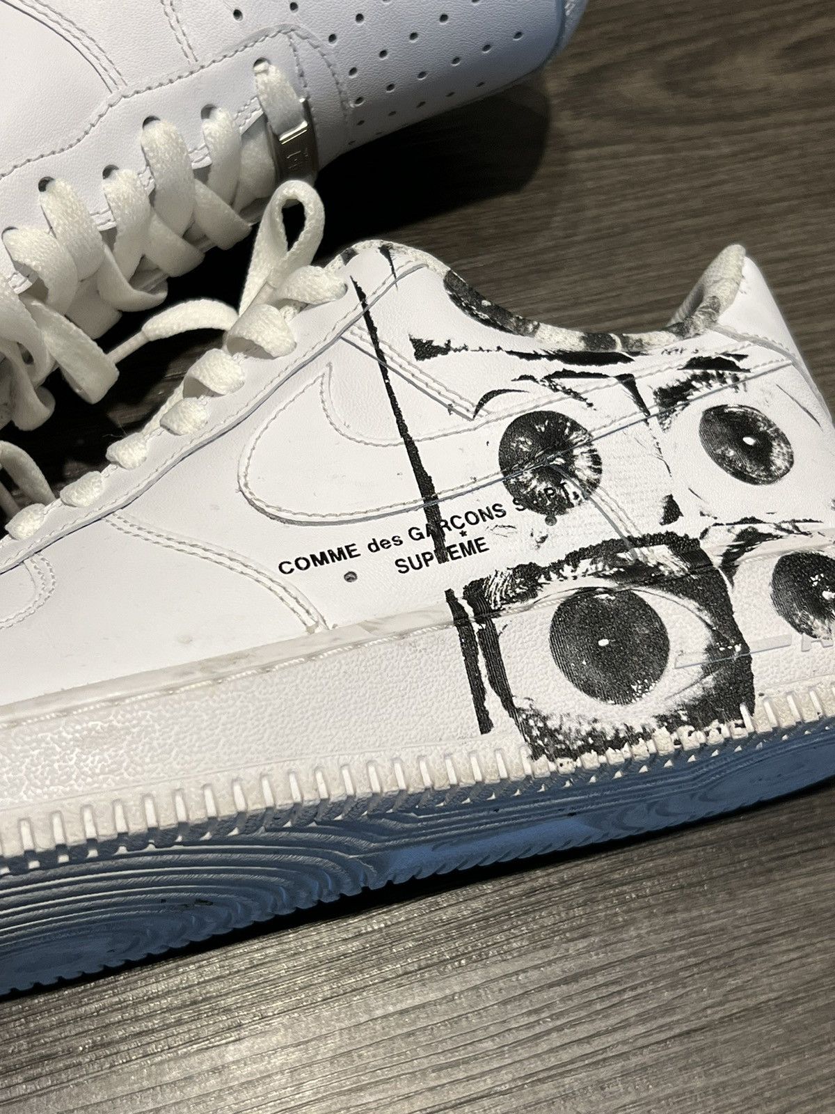 Supreme SUPREME CDG AF1 2017 EYES NIKE X COMME DES GARCON Grailed