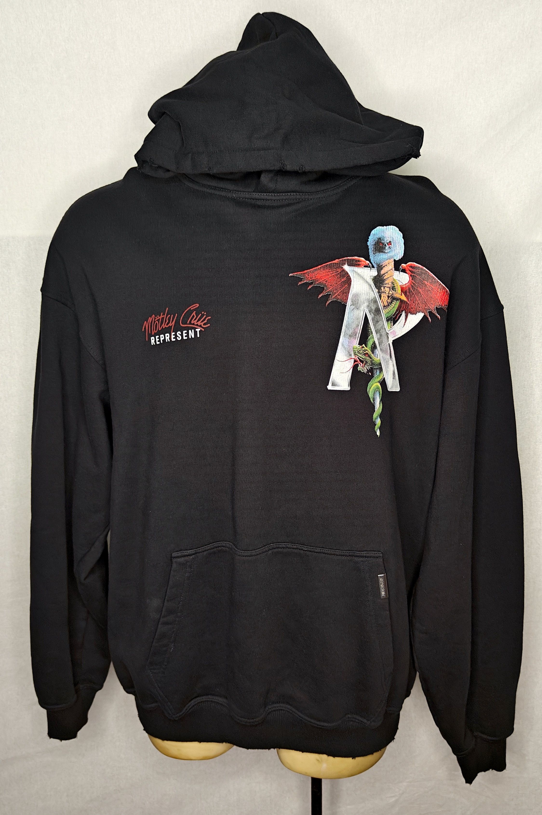 Represent Clo. Represent x Motley Crue metal rock band hoodie sweatshirt Size US L / EU 52-54 / 3 - 4 Thumbnail