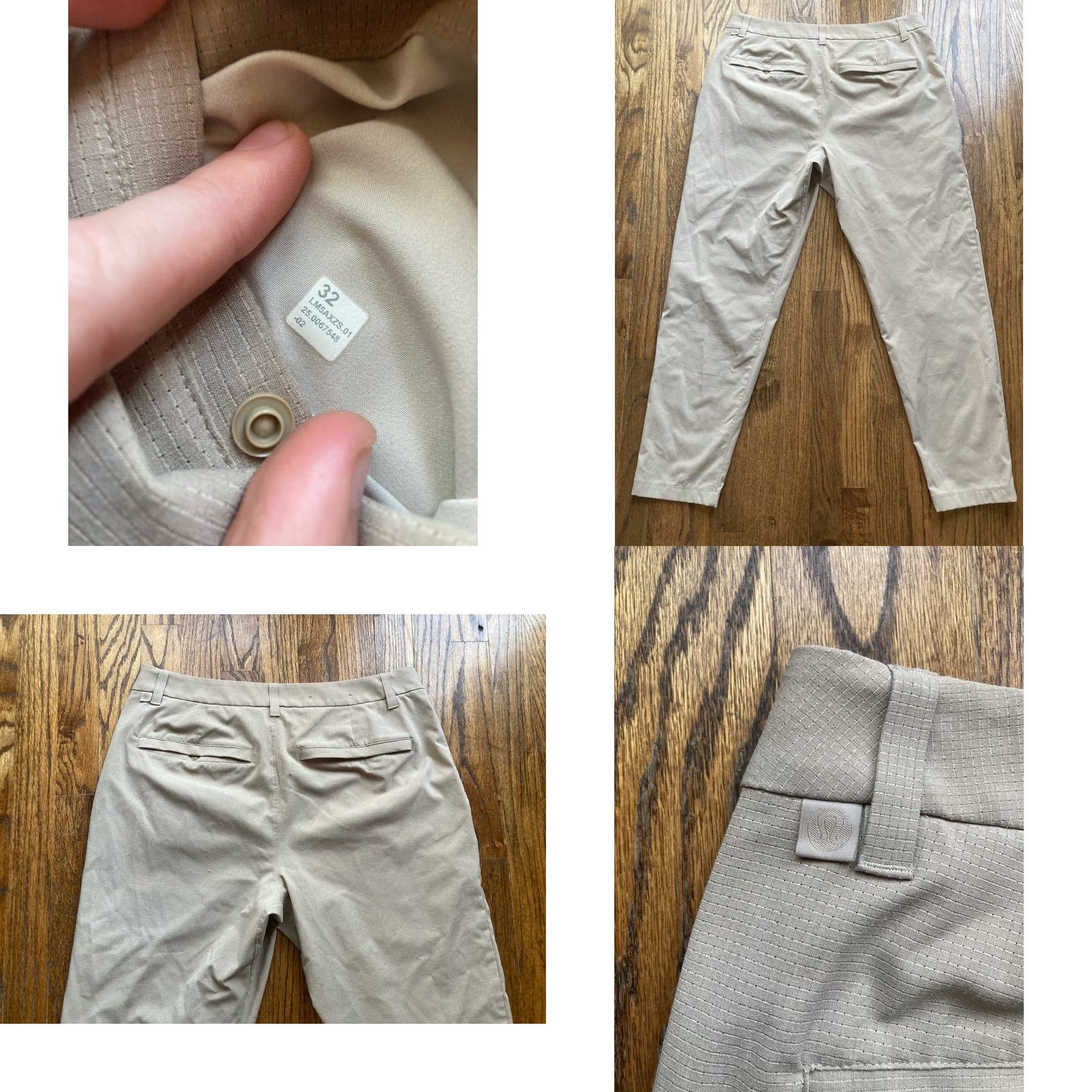Lululemon Lululemon Pants Mens Slim Fit ABC Performance Warpstreme Beige 32x28 Size US 32 / EU 48 - 8 Thumbnail