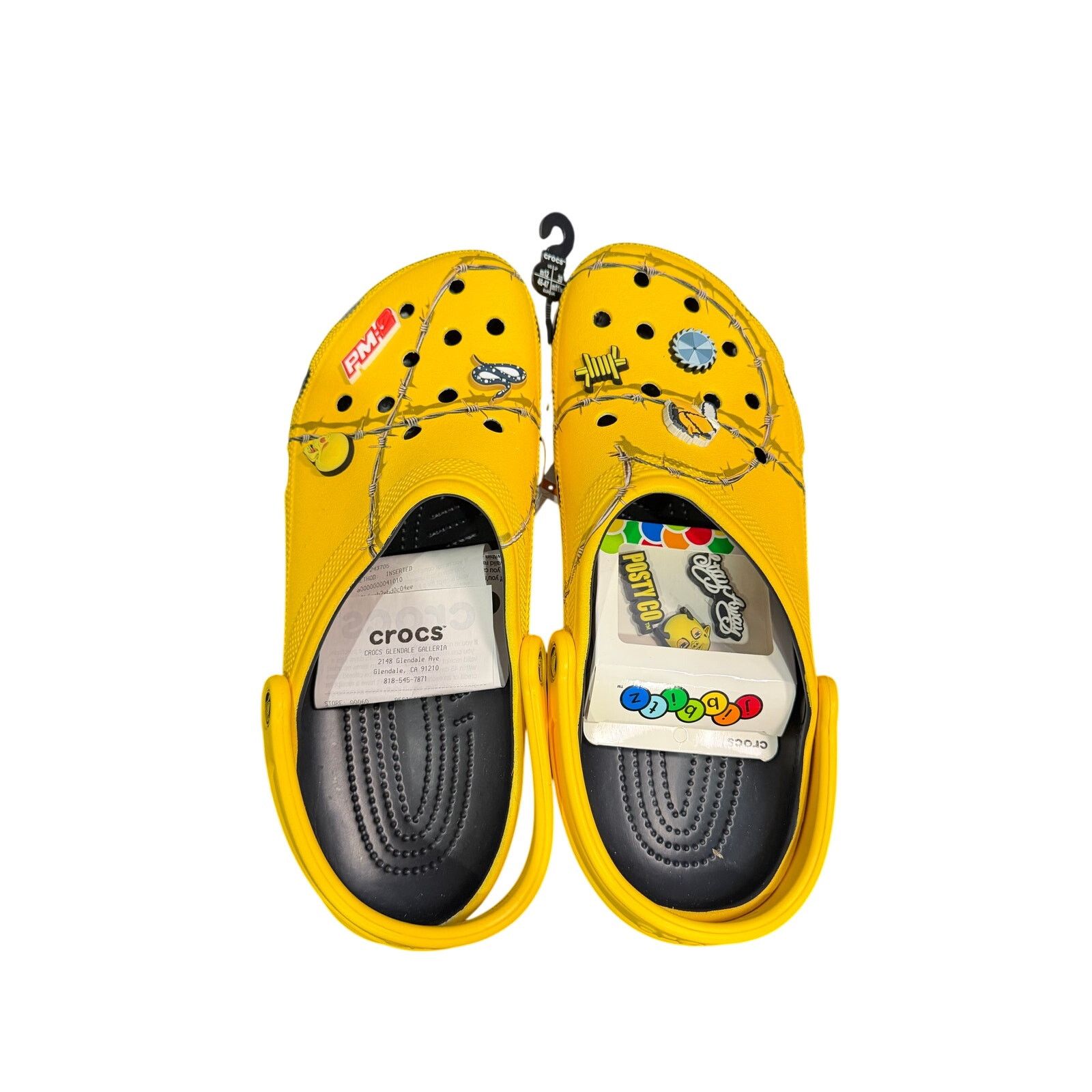 Crocs Crocs Dimitri Clog x Post Malone “Barbed Wire” sz 14 new Size US 14 / EU 47 - 3 Thumbnail