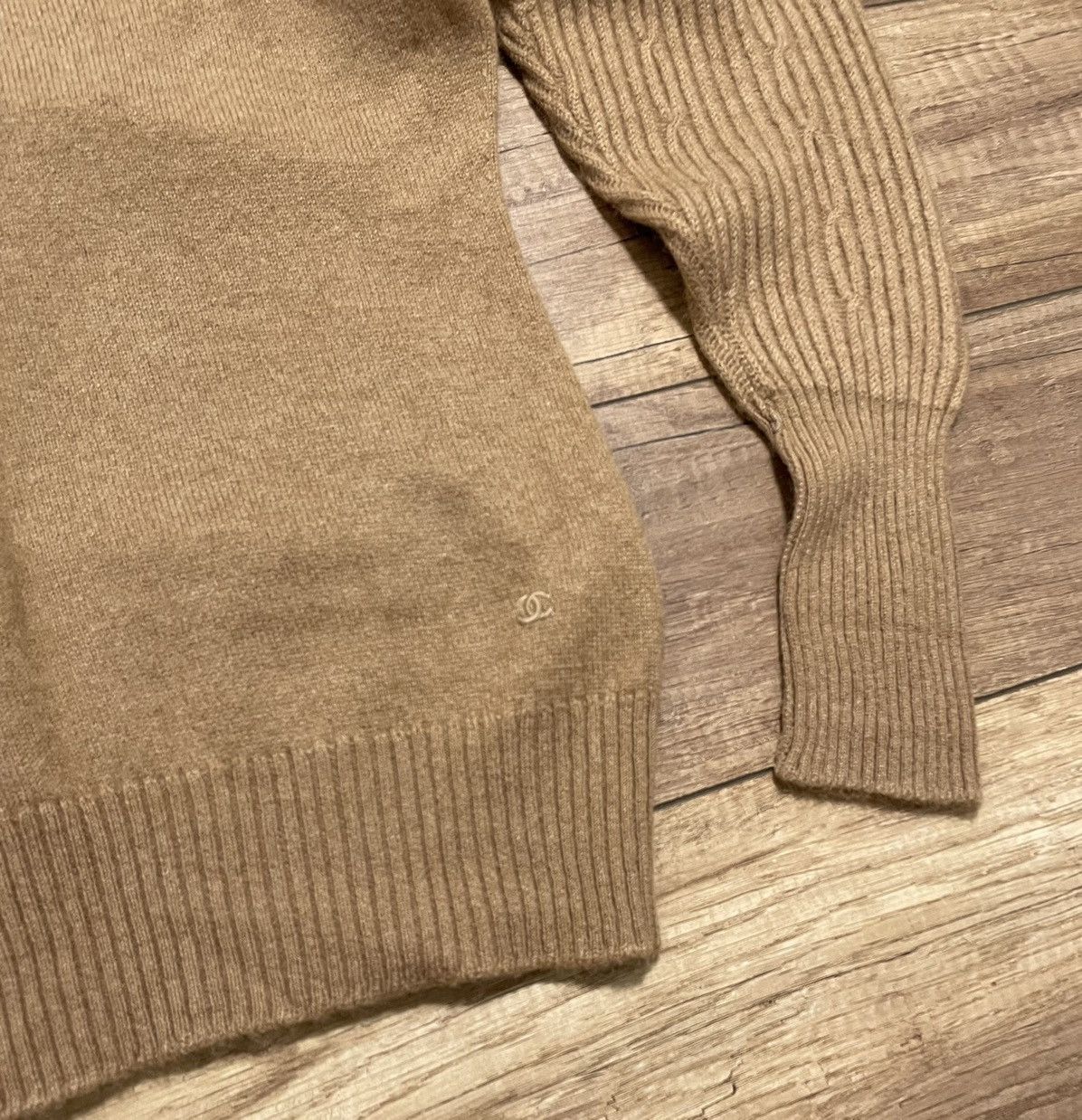 Chanel Chanel Camelhair Long Turtleneck Sweater Tunique Dress Size M / US 6-8 / IT 42-44 - 7 Thumbnail