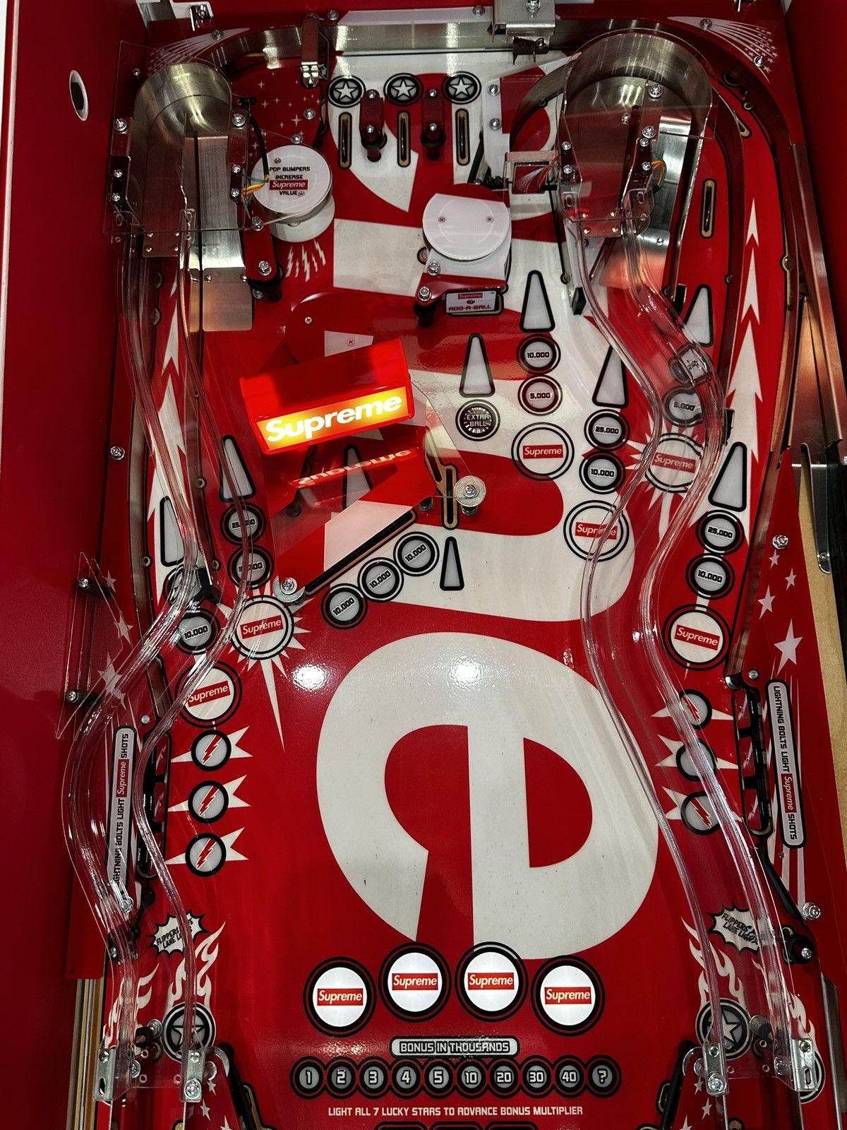 Supreme Supreme X Stern Pinball Machine Size ONE SIZE - 6 Thumbnail