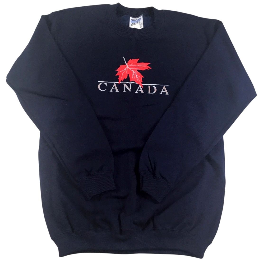 & Other Stories Canada Sweatshirt Navy Blue Red Leaf NWT New Size Small Size M / US 6-8 / IT 42-44 - 1 Thumbnail