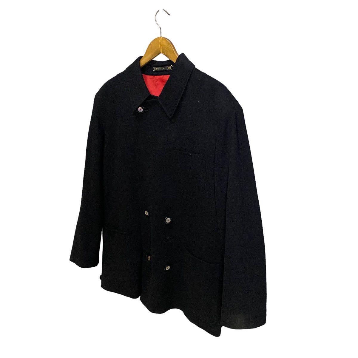 Aquascutum Aquascutum double breasted wool coat jacket Size US L / EU 52-54 / 3 - 3 Thumbnail