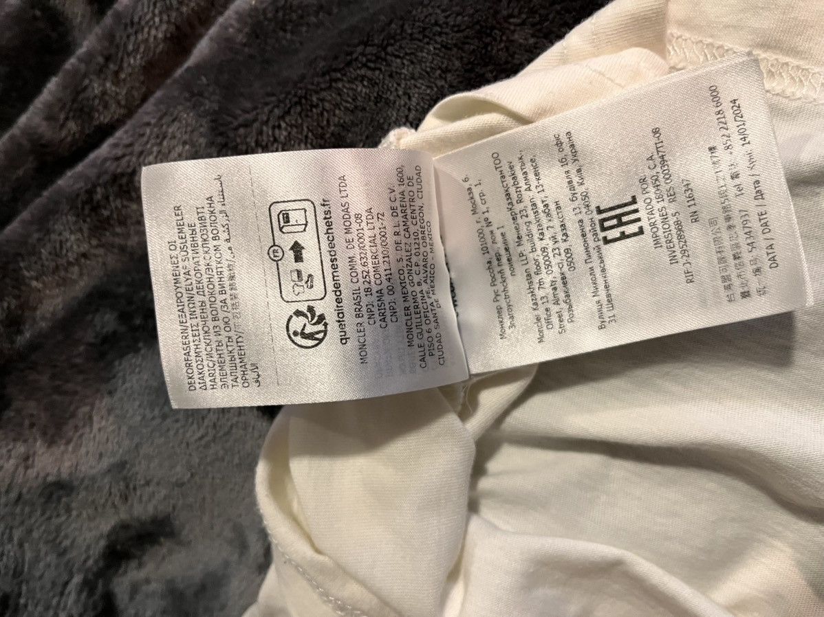 Moncler Moncler Embroidered Vintage T-shirt Size US XS / EU 42 / 0 - 6 Thumbnail