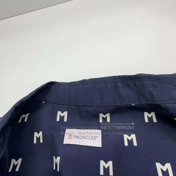 Moncler Moncler Men's Letter Print Short Sleeve Shirt. Size US M / EU 48-50 / 2 - 6 Thumbnail