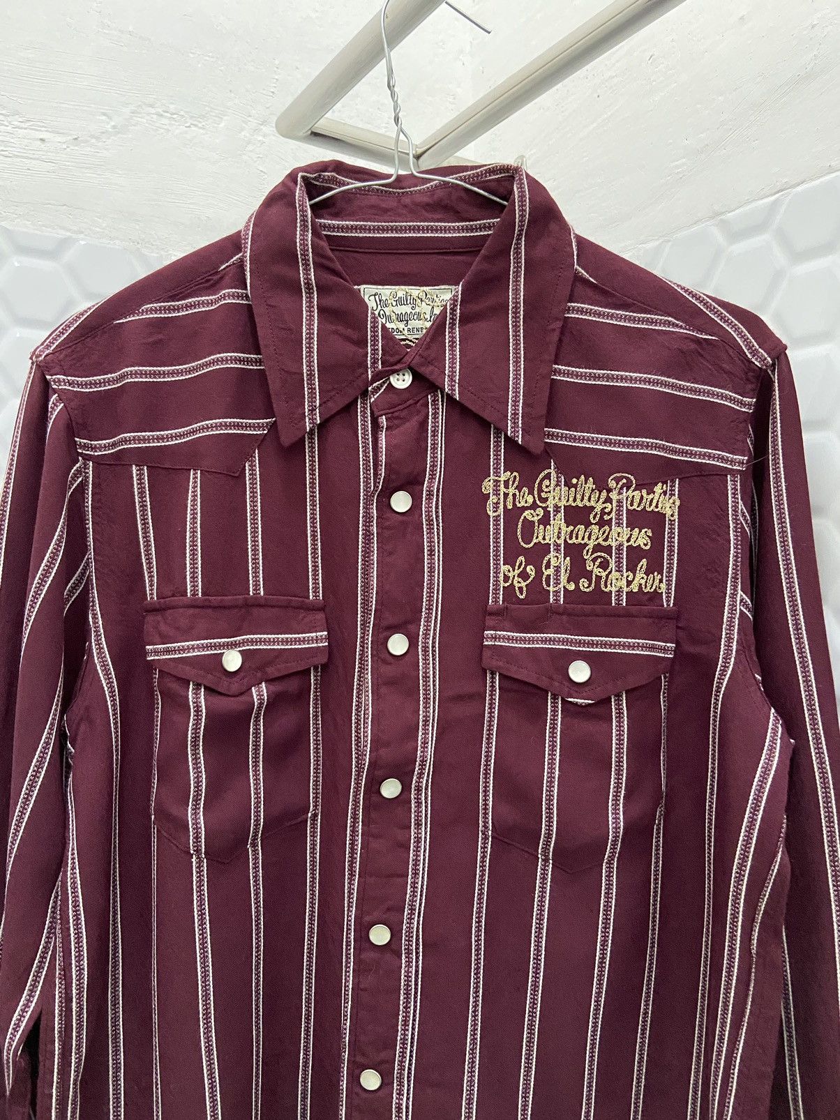 Wacko Maria 💰SENDOFFER💰Wacko Maria The Guilty Parties Rock n Roll Shirt Size US S / EU 44-46 / 1 - 4 Thumbnail