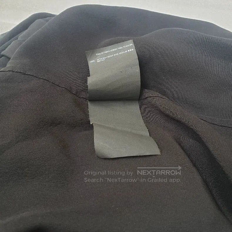 Saint Laurent Paris SAINT LAURENT 14FW Silk Black Shirt. Size XS / US 0-2 / IT 36-38 - 5 Thumbnail