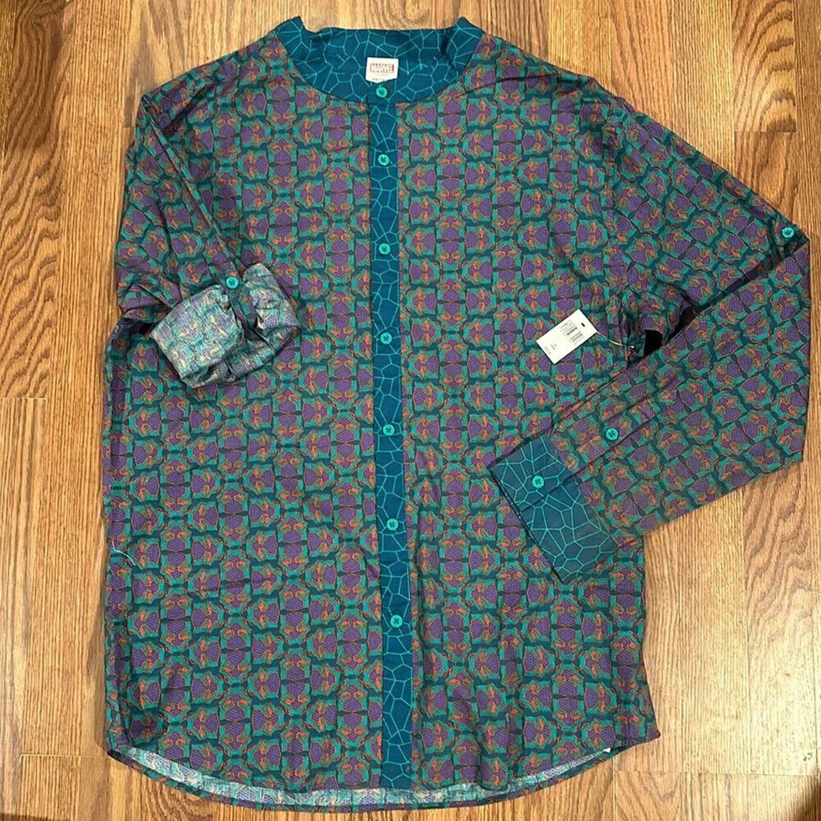 Disney Marvel Black Panther Button Down NWT Size US L / EU 52-54 / 3 - 1 Thumbnail