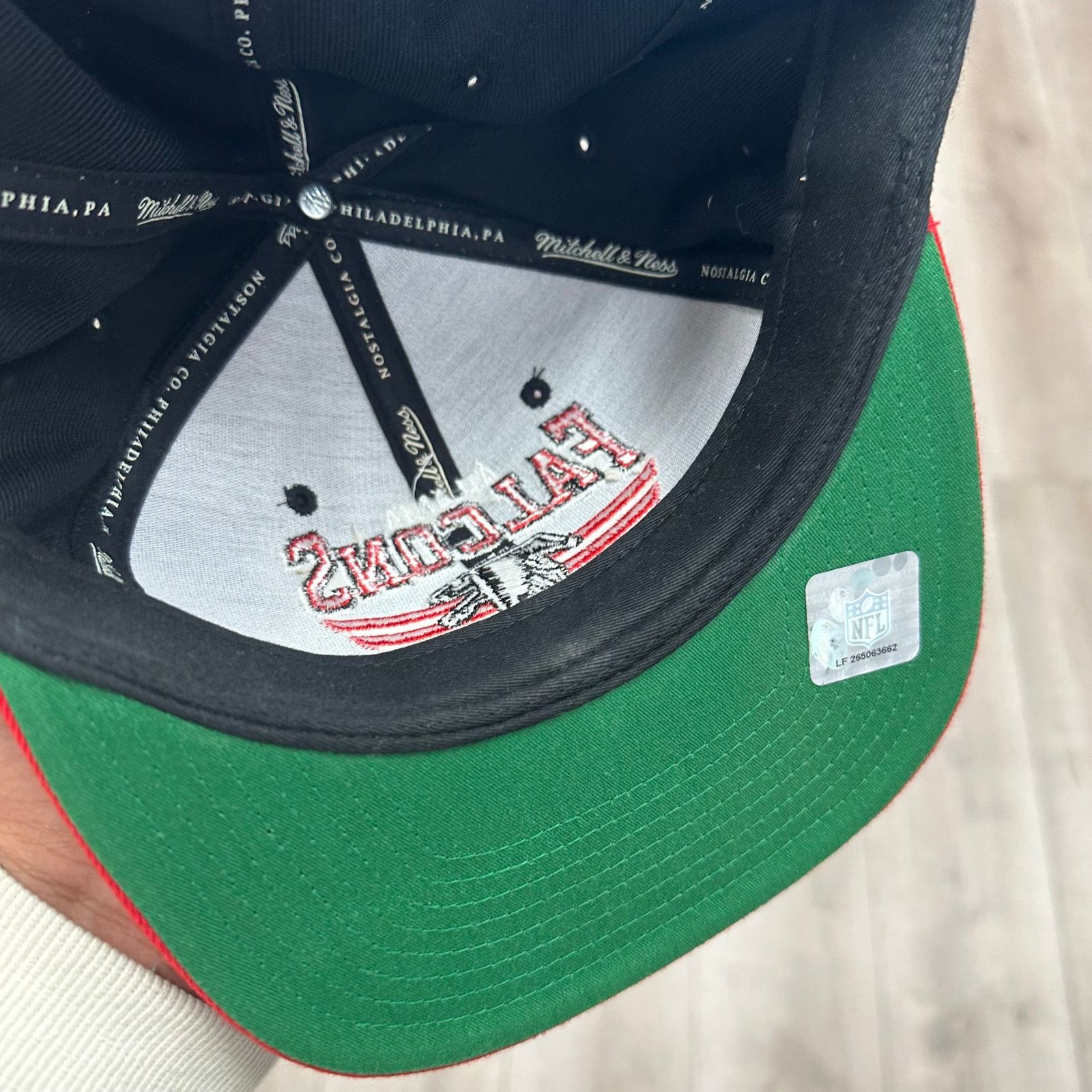 Mitchell & Ness Mitchell & Ness Atlanta Falcons Block-Arch snapback hat Cap Size ONE SIZE - 5 Thumbnail