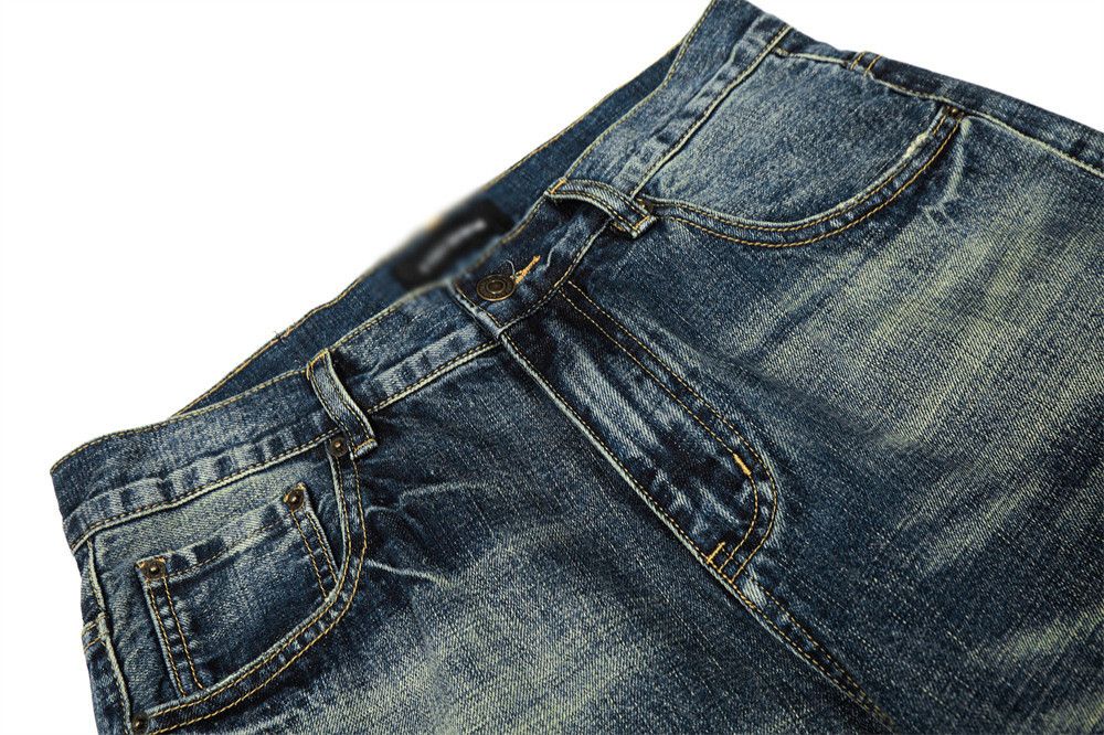 Vintage Retro punk distressed loose wide-leg washed jeans Size US 32 / EU 48 - 3 Thumbnail