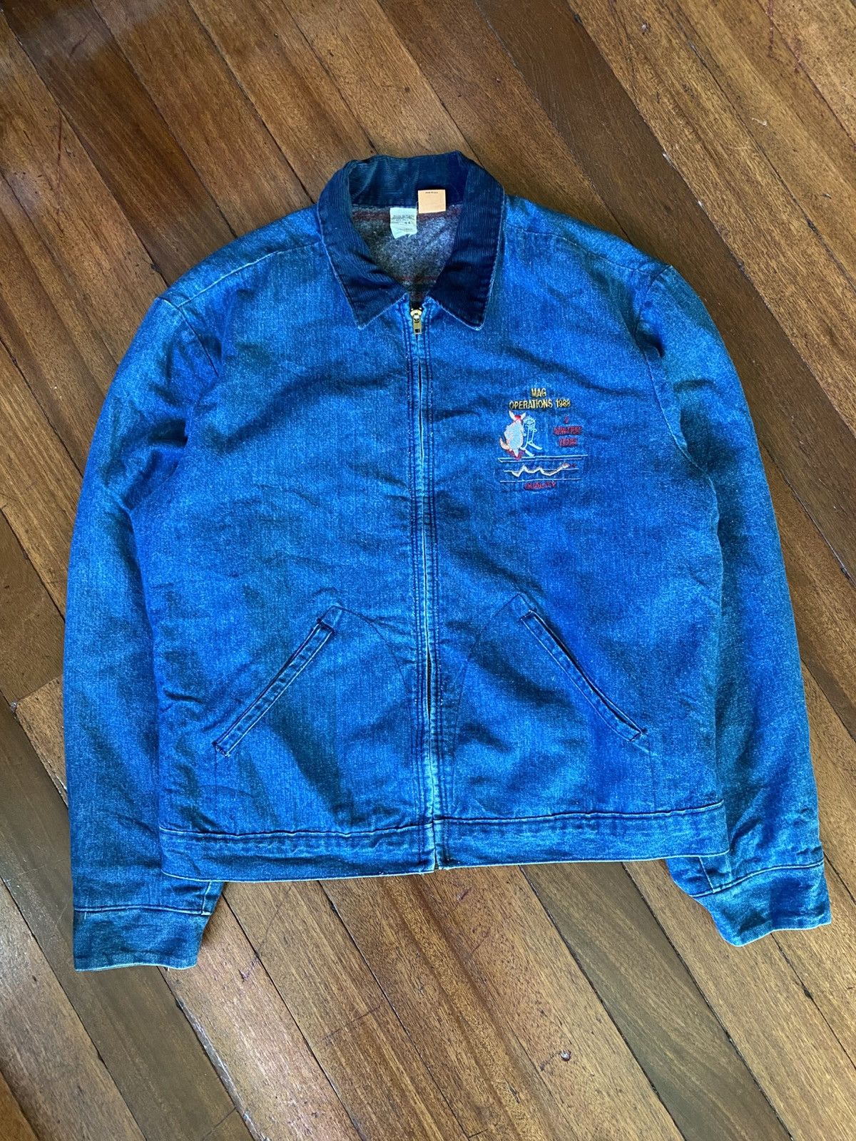 Wrangler 1980s- Big Ben by Wrangler- Blanket-Lined Workwear Jacket Size US L / EU 52-54 / 3 - 1 Thumbnail