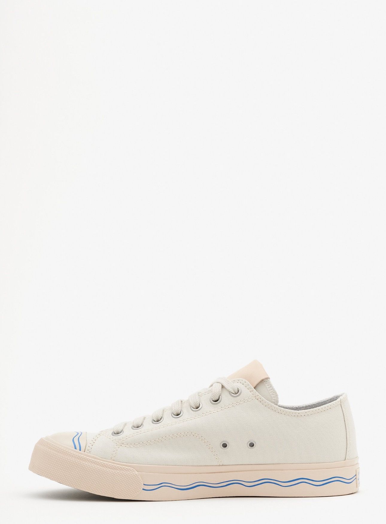 Visvim Last Size Visvim White Seeger Lo Wave-Print Sneakers Size US 10 / EU 43 - 9 Thumbnail