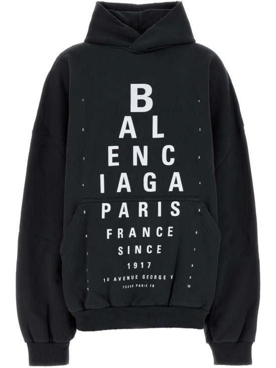 Balenciaga BALENCIAGA Women Hoodies 803265D TRVU79034 Black Size XS / US 0-2 / IT 36-38 - 1 Thumbnail