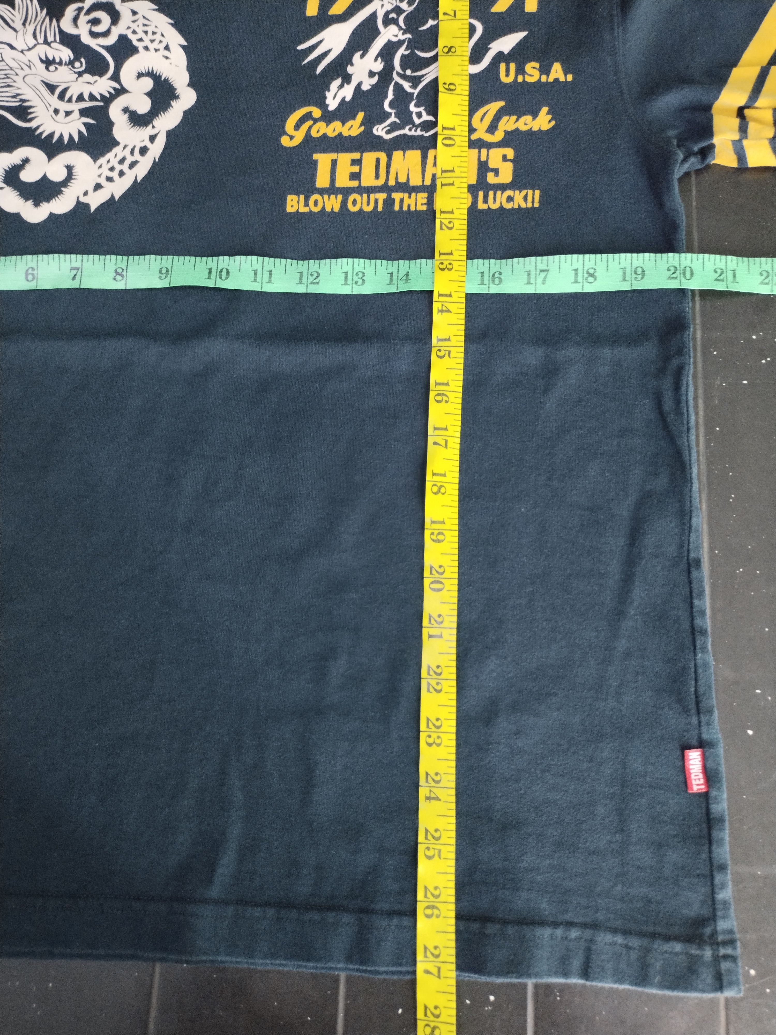 Japanese Brand Vintage Tedman's Lucky Red Devil Photo Tee Size US M / EU 48-50 / 2 - 9 Thumbnail