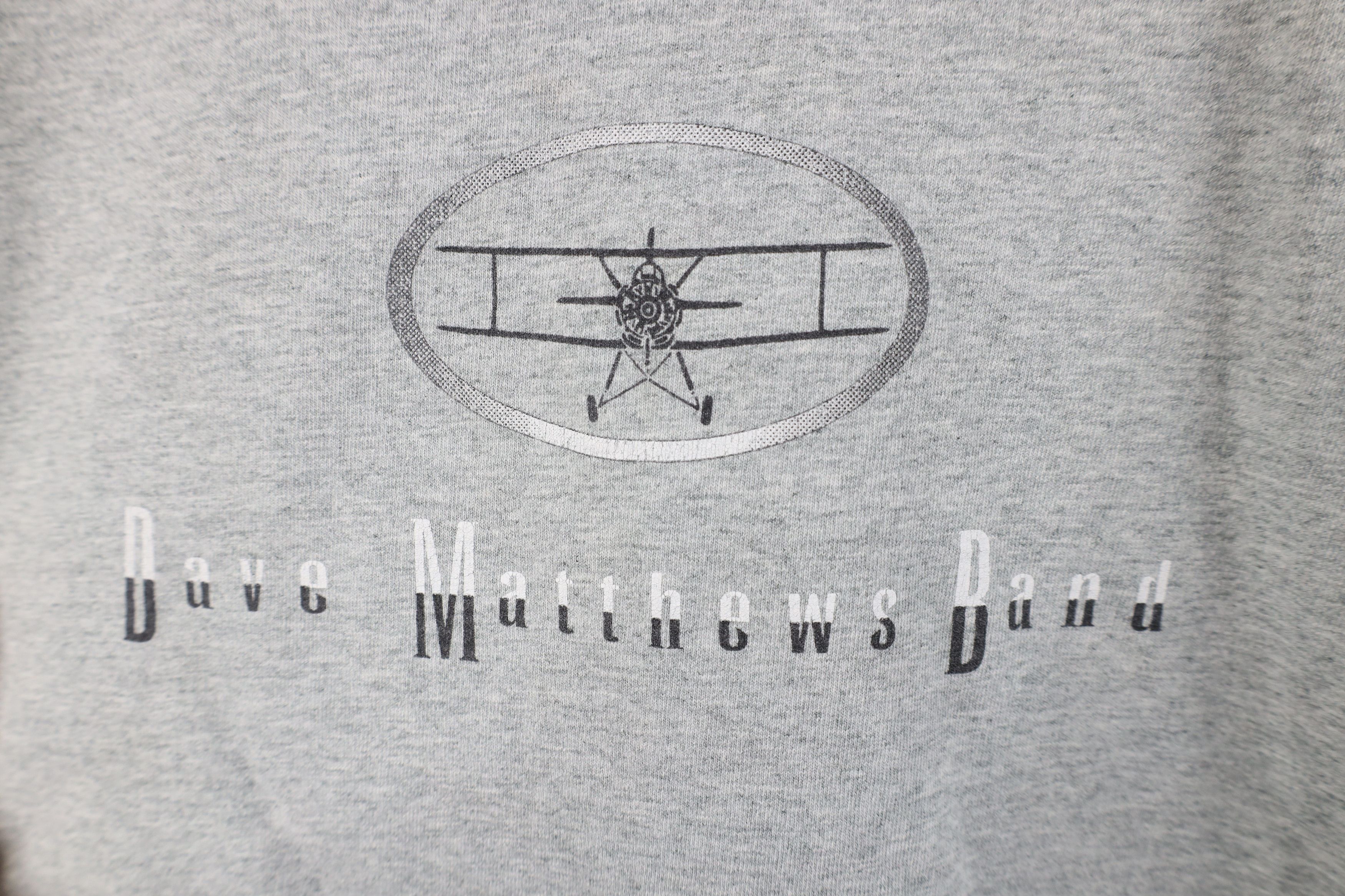 Vintage Vintage 90s Dave Matthews Band Short Sleeve T-Shirt Gray Size US L / EU 52-54 / 3 - 4 Thumbnail