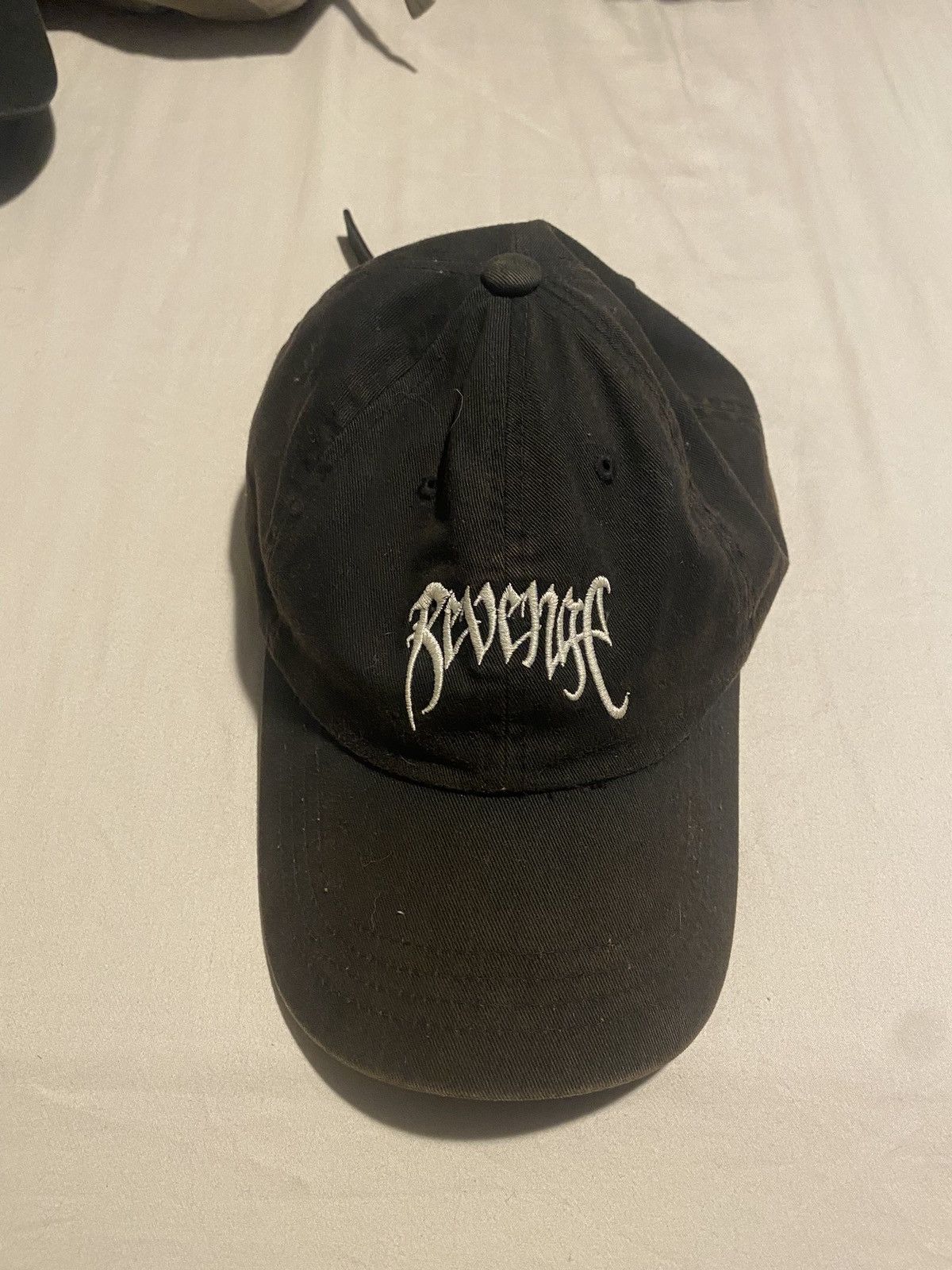 image of Revenge Arch Logo Hat Black, Men's
