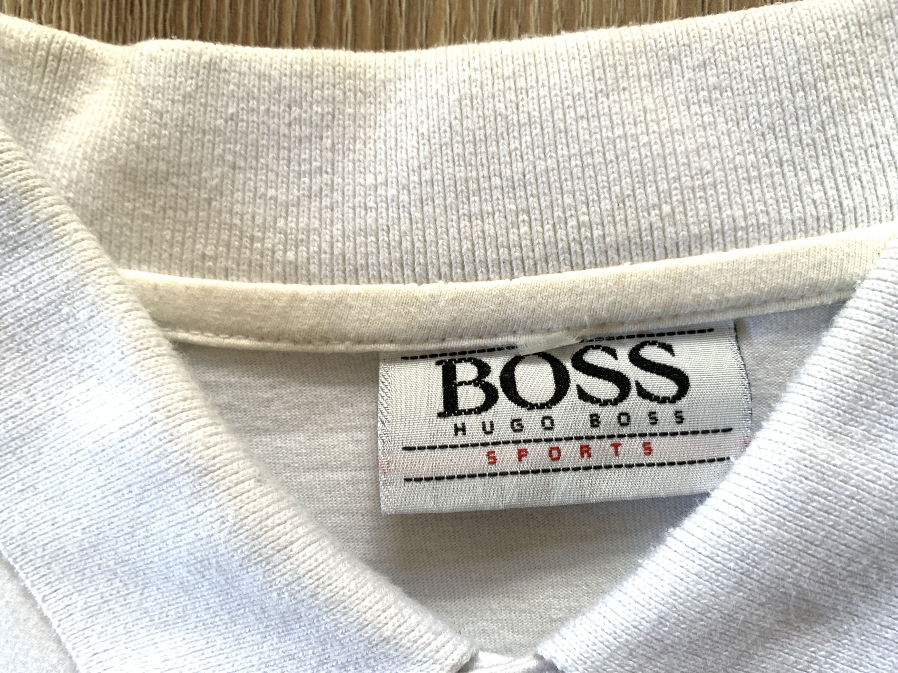 Hugo Boss Hugo Boss Sport Vintage Printed Cotton Polo Size US L / EU 52-54 / 3 - 5 Thumbnail