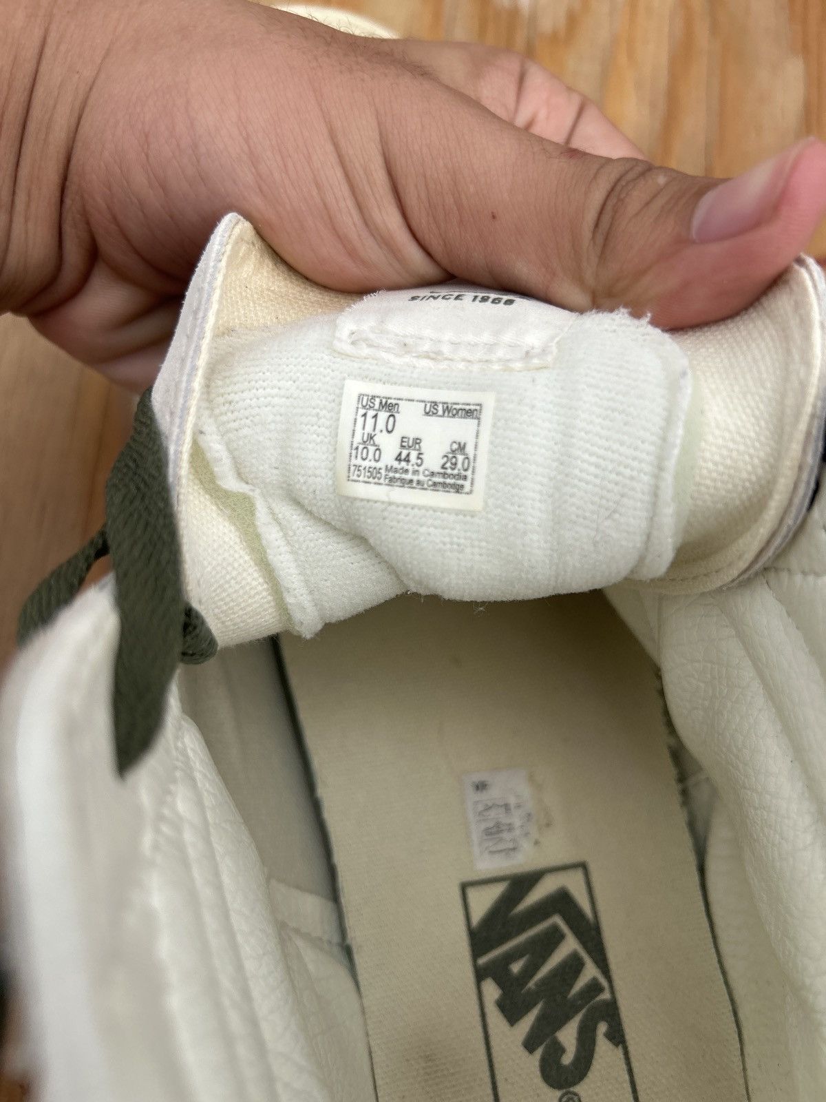 Vans Sk8-hi vintage pop marshmallow Size US 11 / EU 44 - 6 Thumbnail