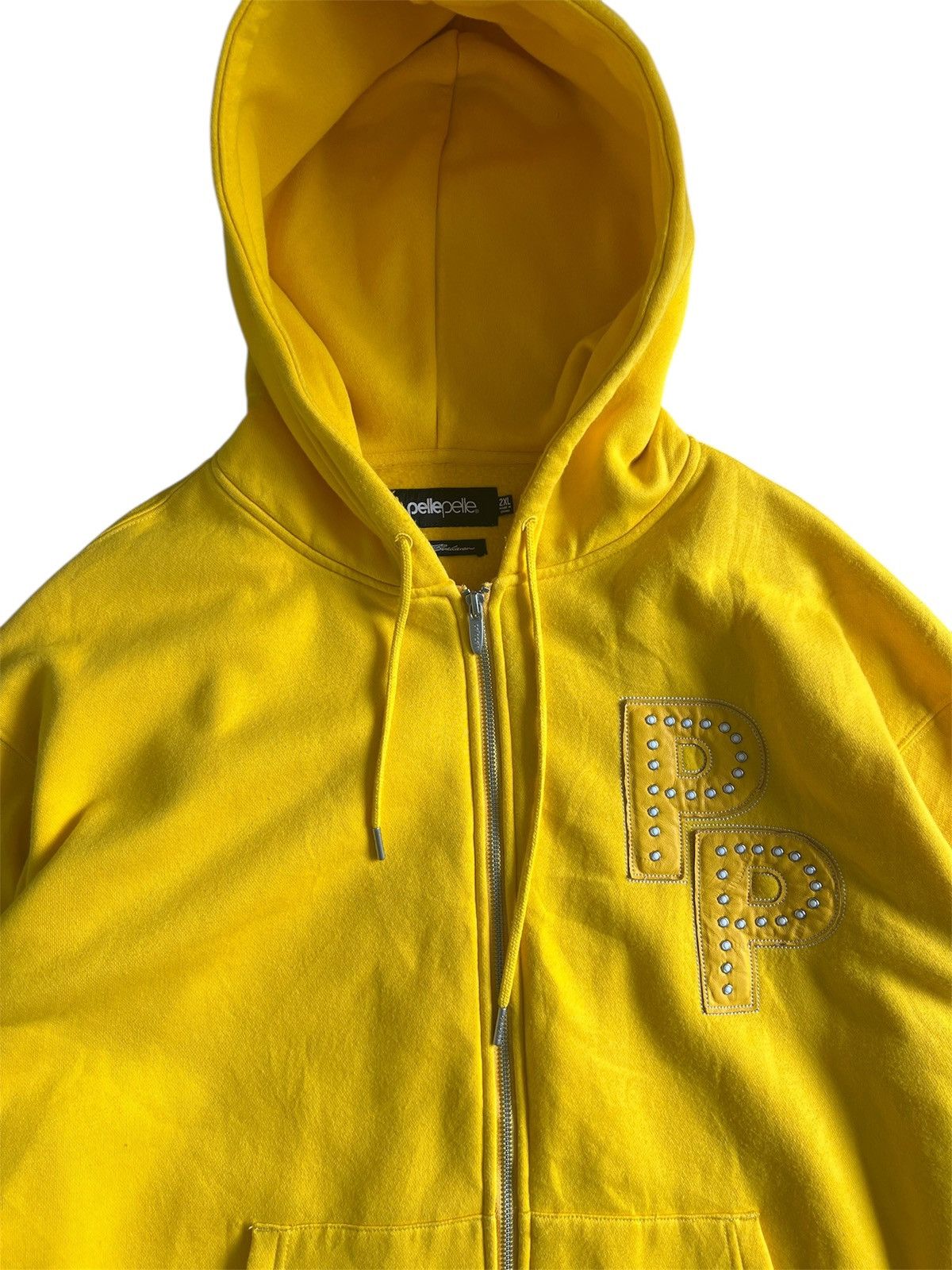 Pelle Pelle Vintage Pelle Pelle Marc Buchanan Spellout Hoodie Zipper Size US XXL / EU 58 / 5 - 6 Thumbnail