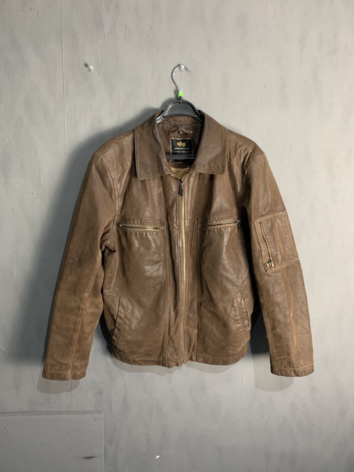 Alpha Industries Alpha industries leather jacket Size US M / EU 48-50 / 2 - 1 Thumbnail