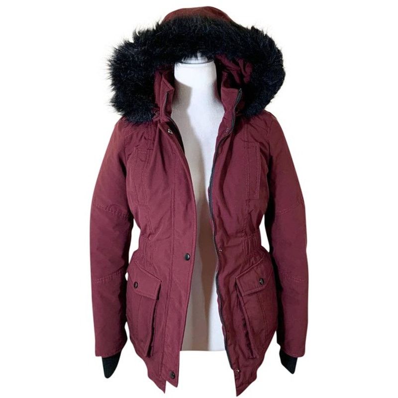 Express Express Red Down Puffy Jacket size XS Size US XS / EU 42 / 0 - 1 Thumbnail