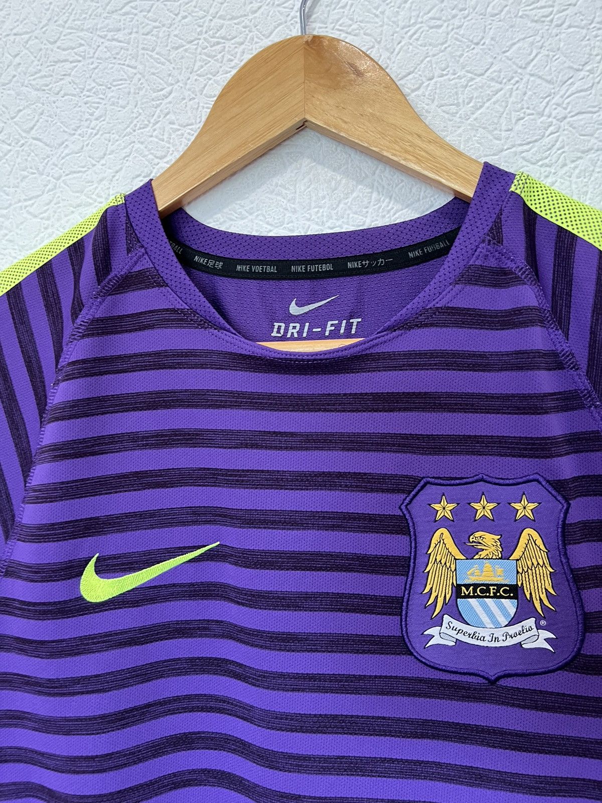 Nike Nike Manchester City Training Kit Soccer Jersey Size US M / EU 48-50 / 2 - 2 Thumbnail