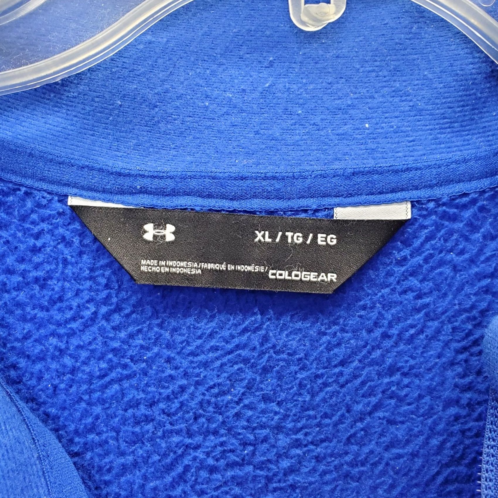 Under Armour Under armour Jacket Mens XL Blue ColdGear Granite Size Fleece Lined Heavyweight Size US XL / EU 56 / 4 - 5 Thumbnail
